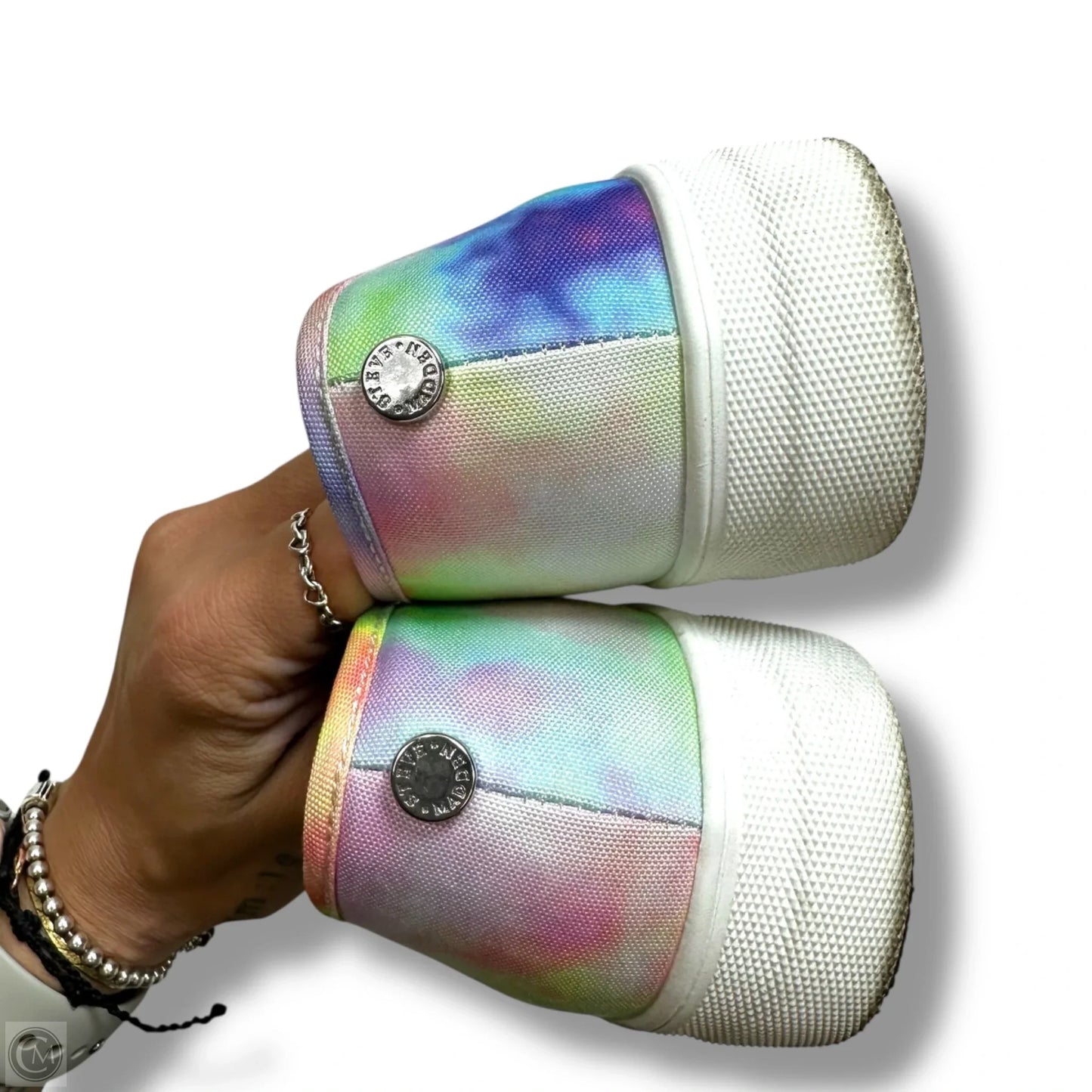 Shoes Sneakers By Steve Madden In Rainbow Print, Size: 8.5