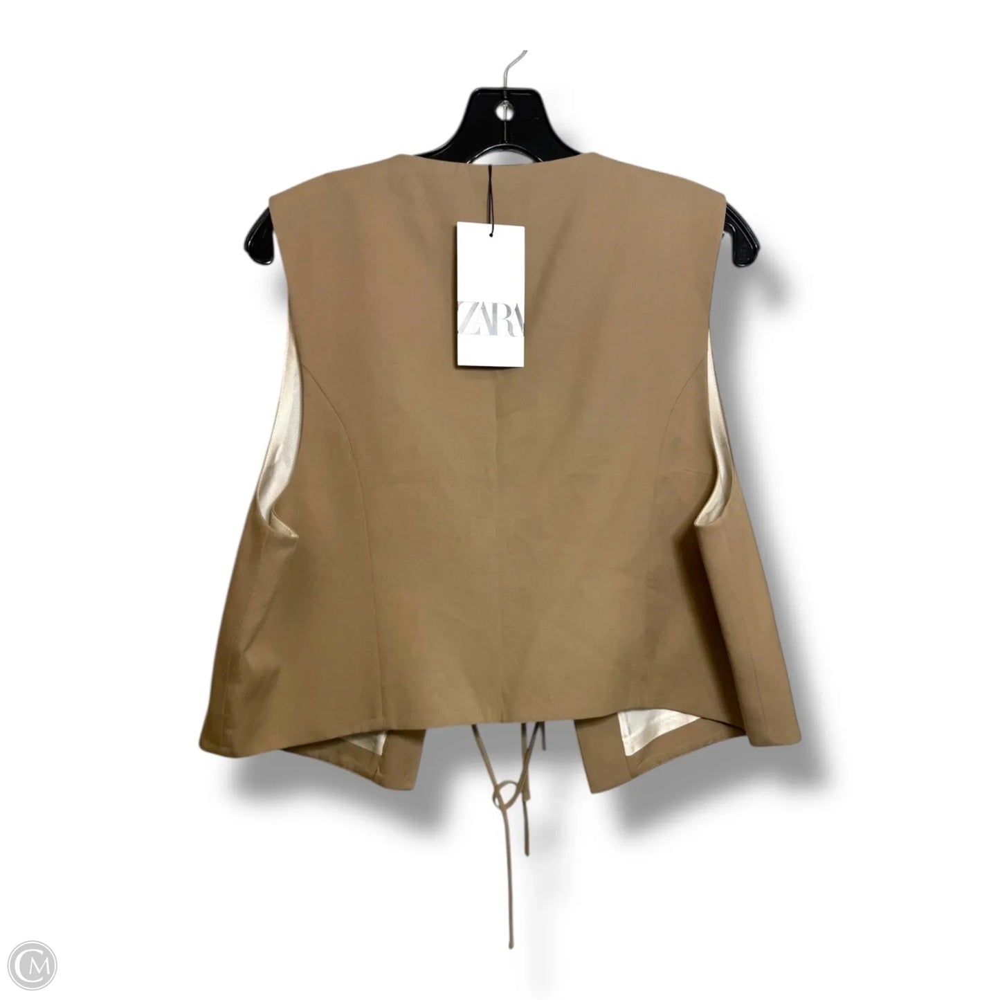 Vest Other By Zara In Tan, Size: Xl
