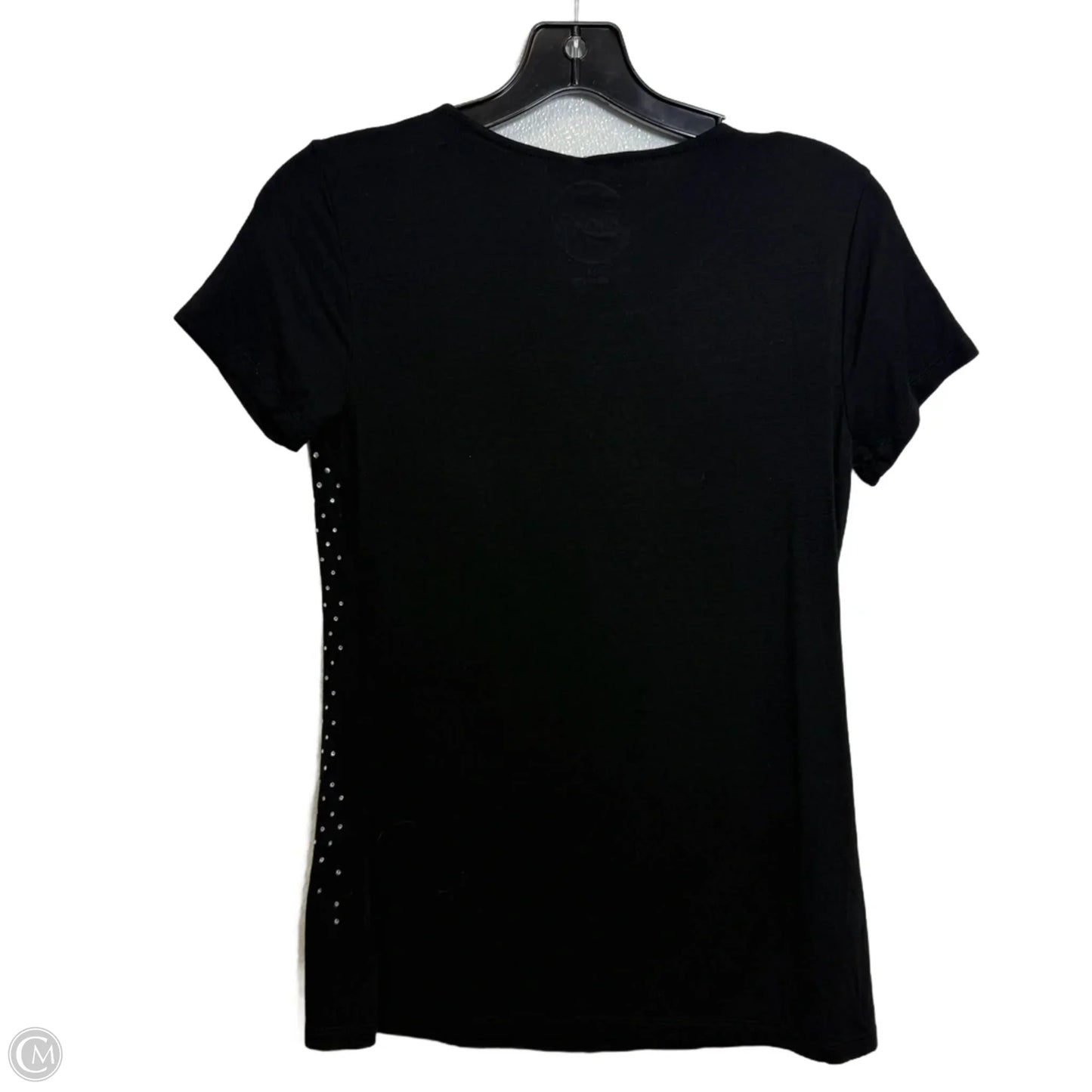 Top Short Sleeve By Inc In Black, Size: S