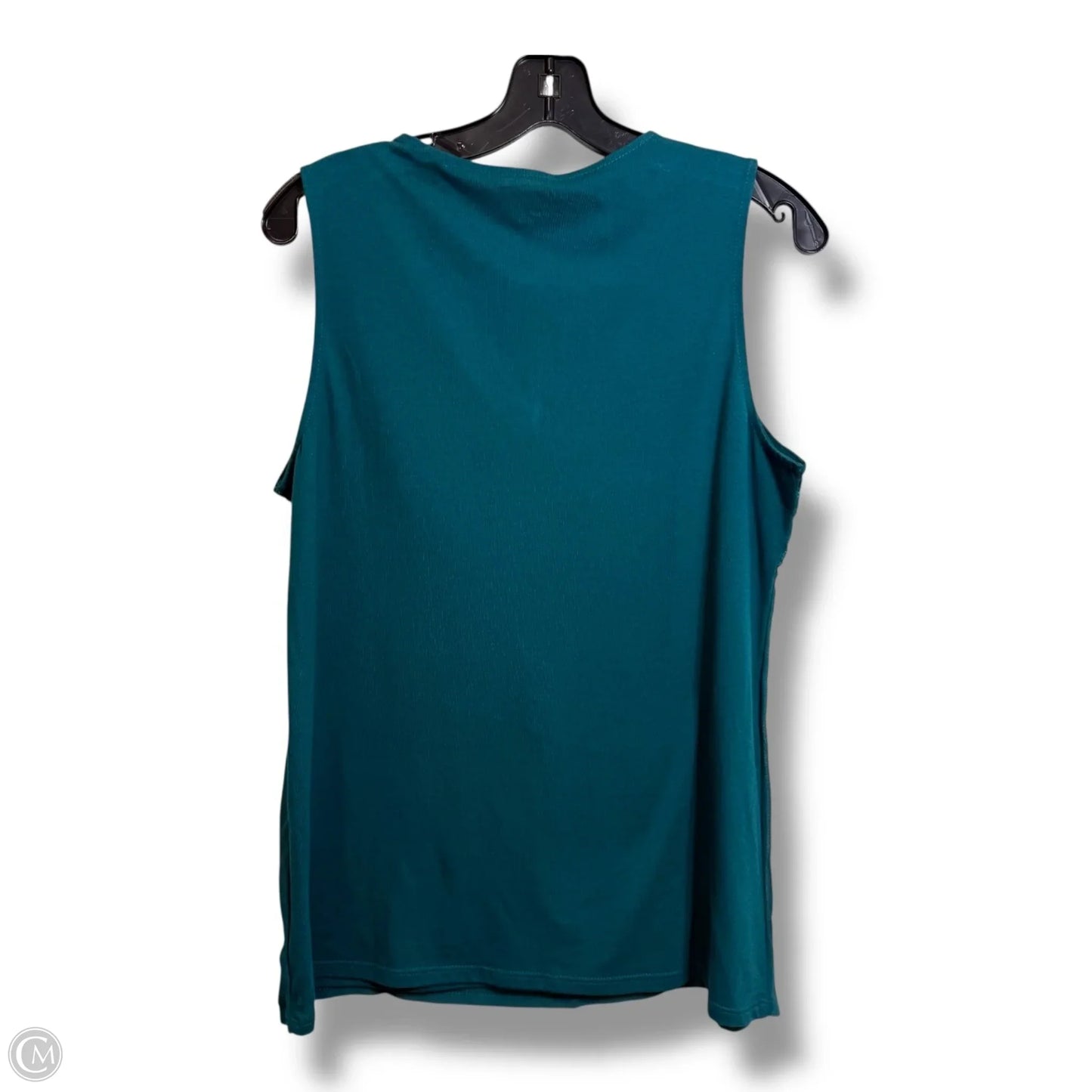 Top Sleeveless Basic By Coldwater Creek In Aqua, Size: L