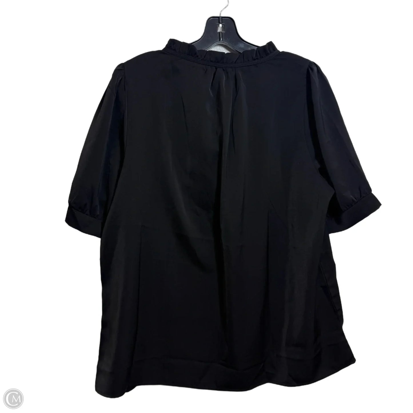 Top Short Sleeve Basic By Clothes Mentor In Black, Size: Xl