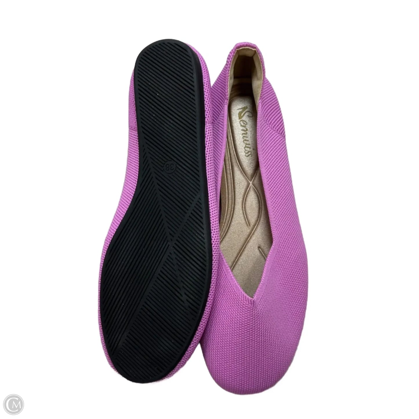 Shoes Flats By Clothes Mentor In Pink, Size: 7.5