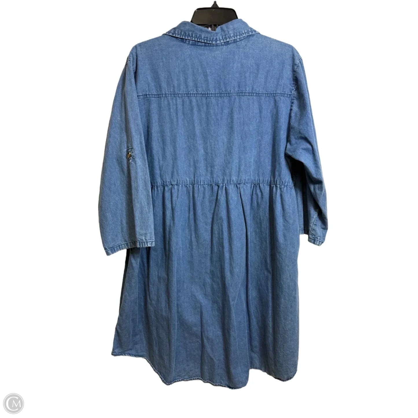 Dress Casual Short By Speed Control In Blue Denim, Size: L