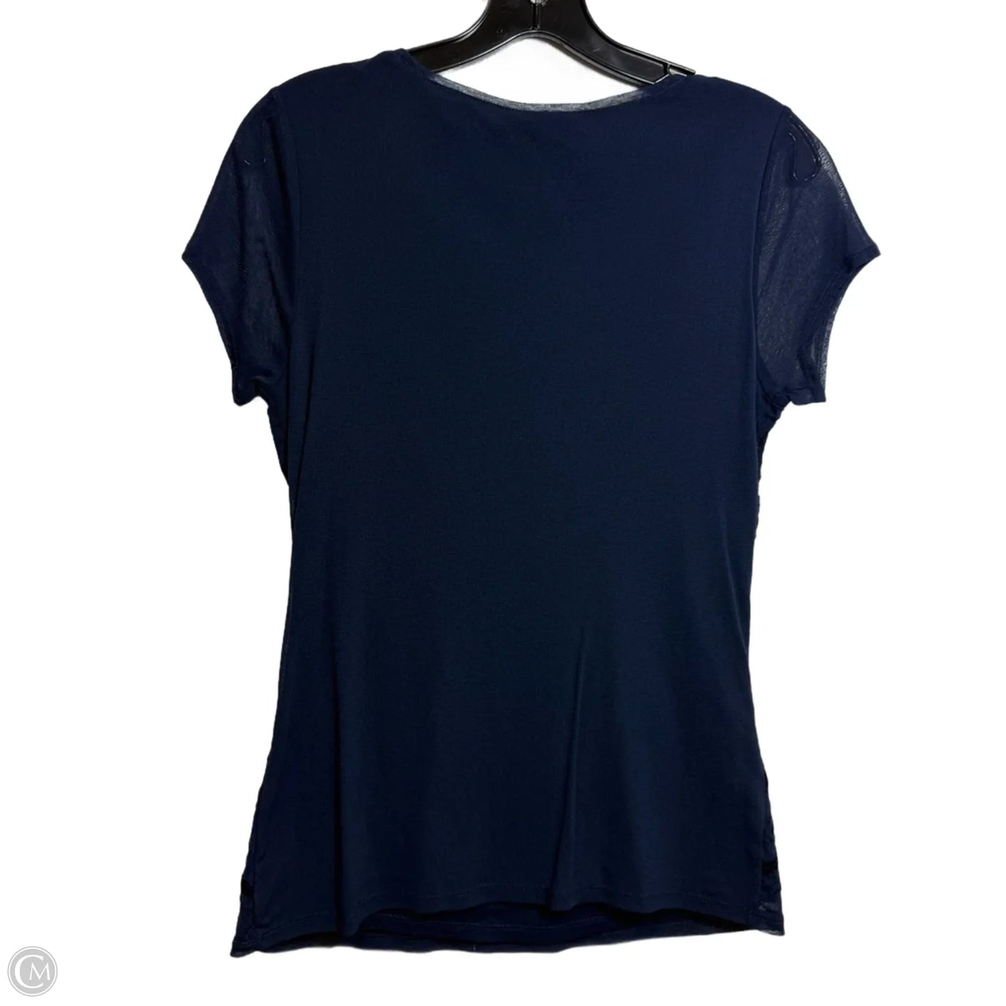 Top Short Sleeve Basic By Inc In Blue, Size: L