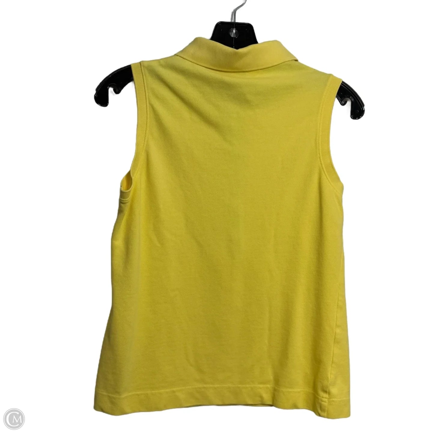 Top Sleeveless Designer By Lilly Pulitzer In Yellow, Size: M