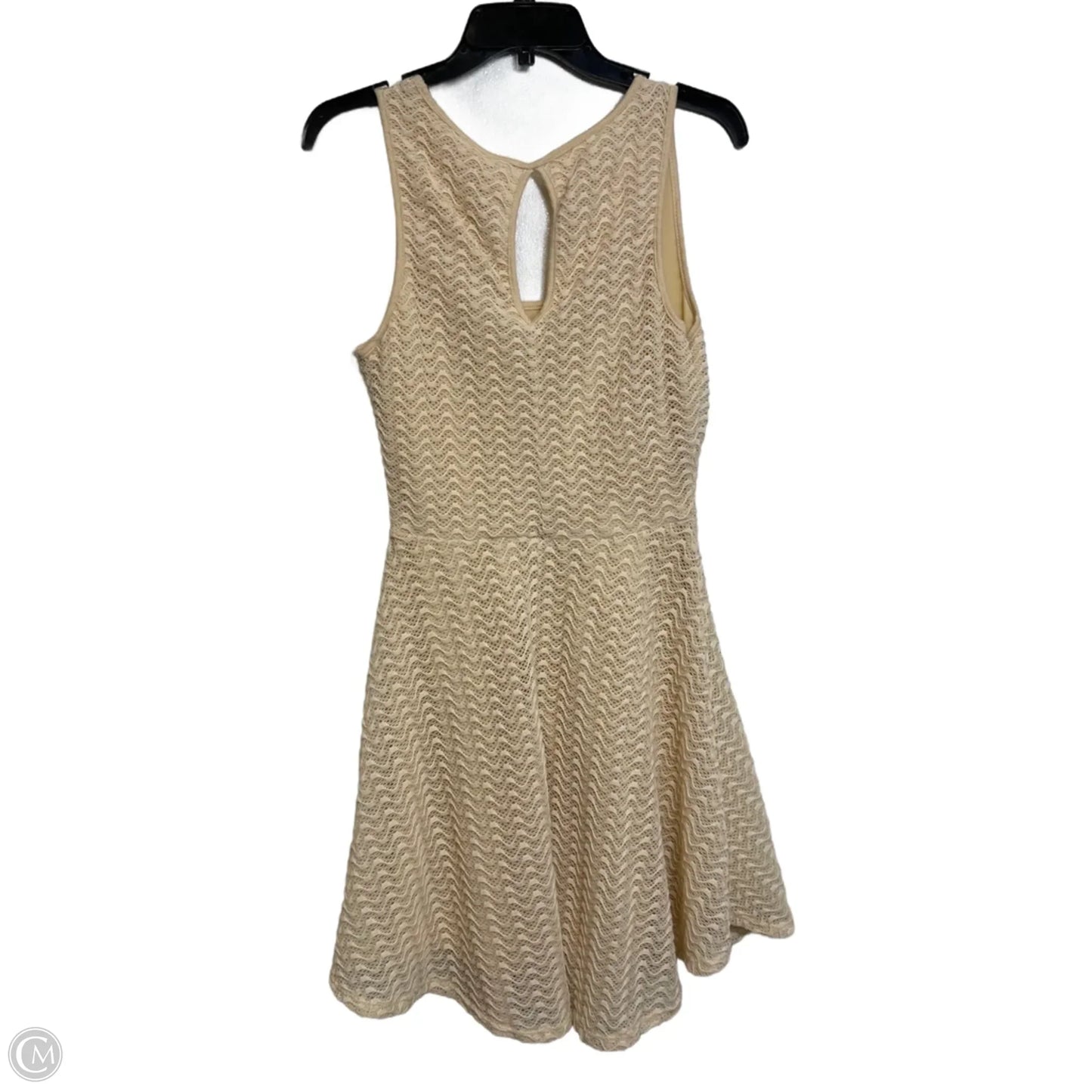 Dress Casual Short By Francesca's In Cream, Size: L