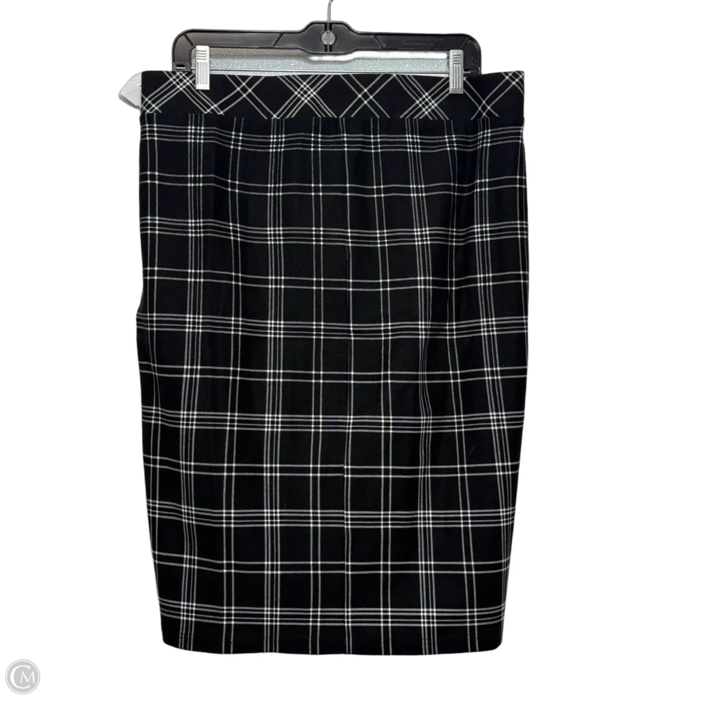 Skirt Mini & Short By Torrid In Black & Cream, Size: L