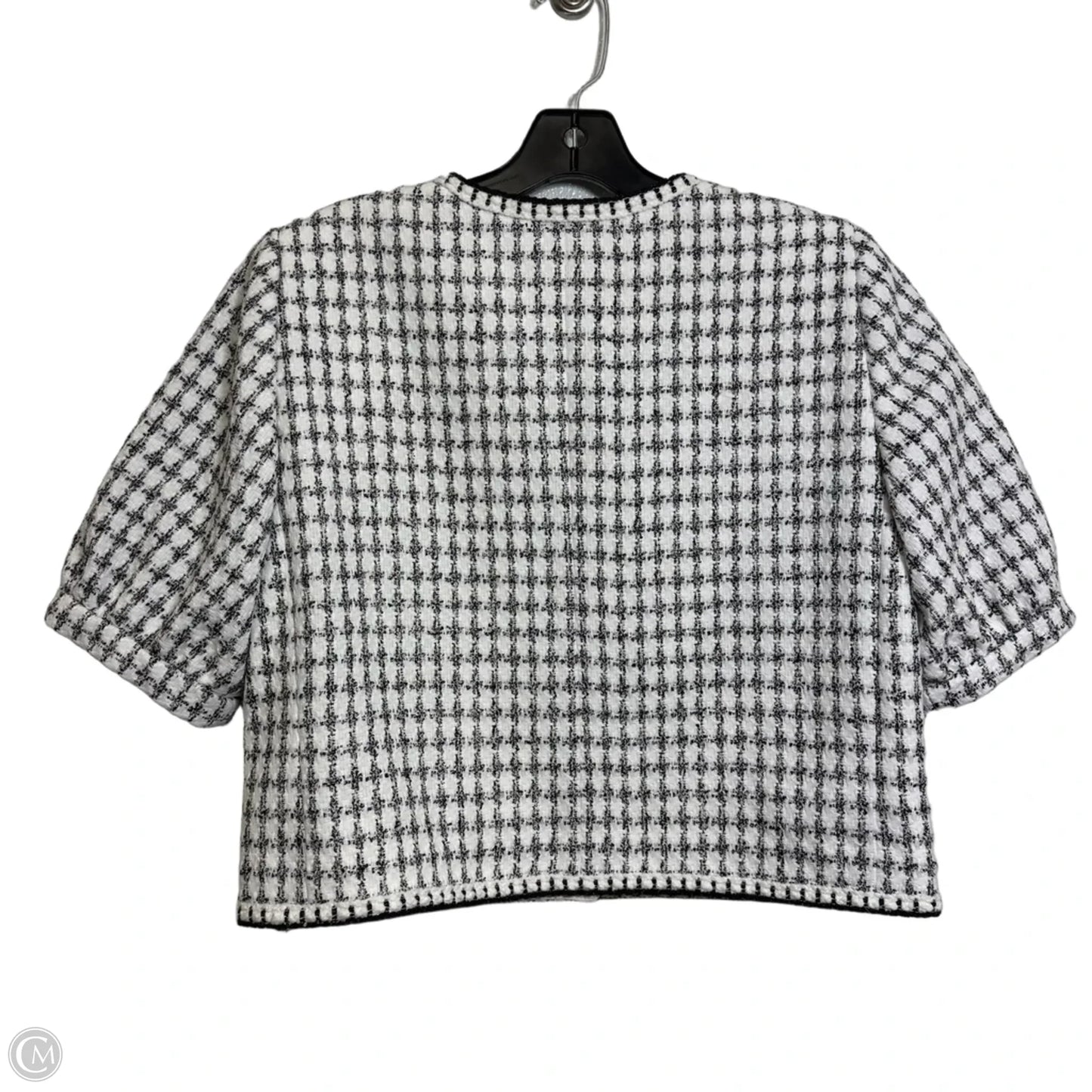 Blazer By Ann Taylor In Black & White, Size: 6