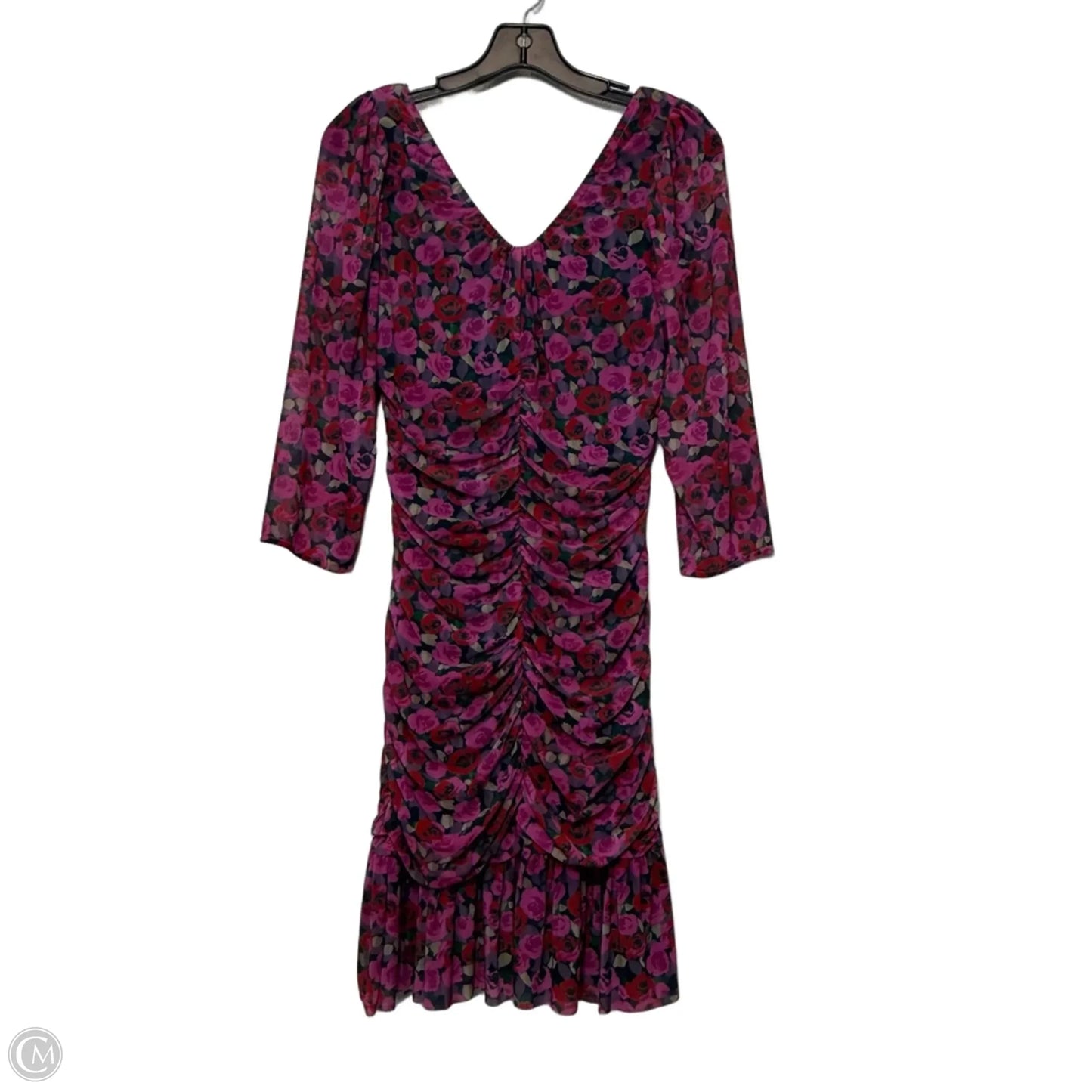 Dress Casual Midi By Ganni In Floral Print, Size: S
