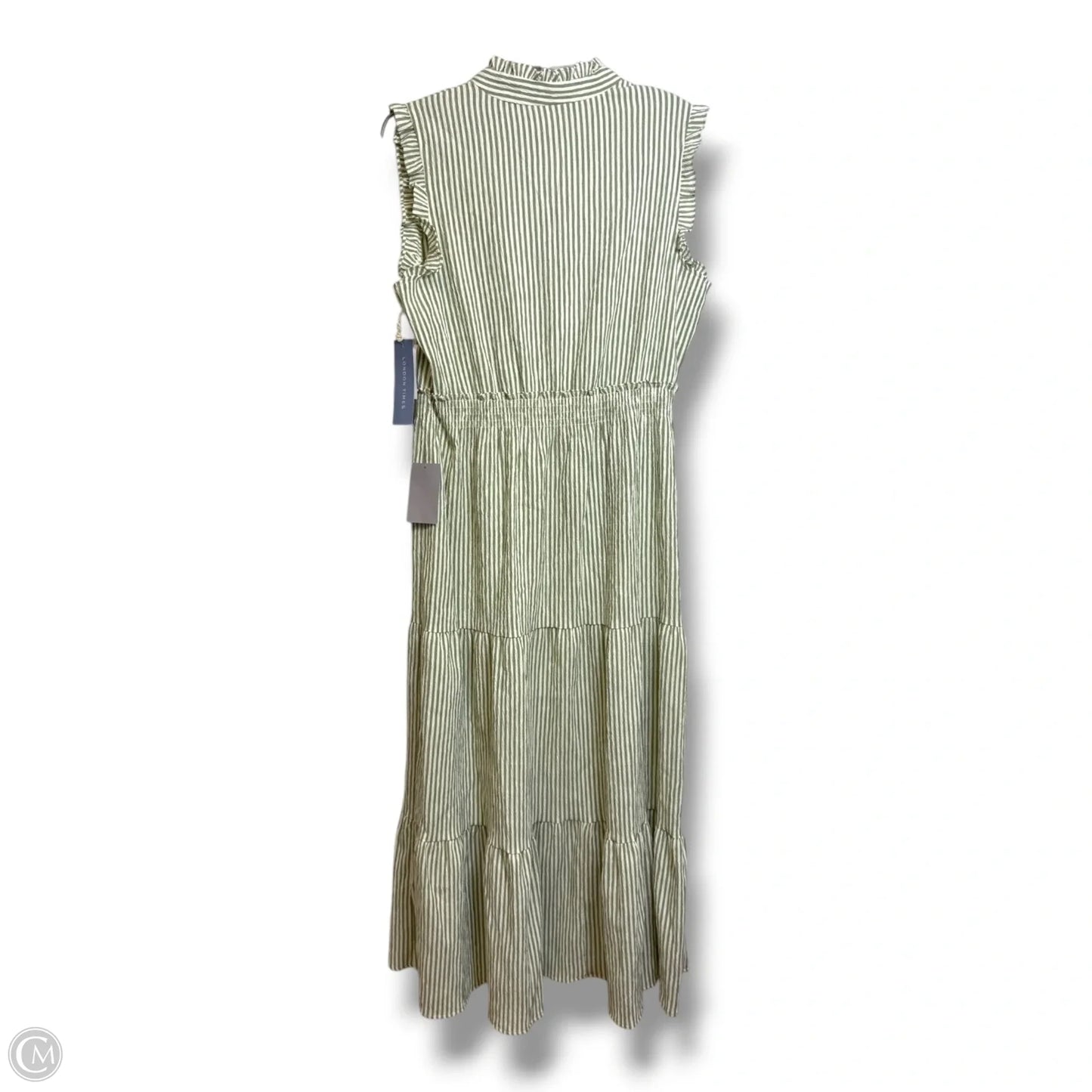 Dress Casual Maxi By London Times In Green, Size: 14