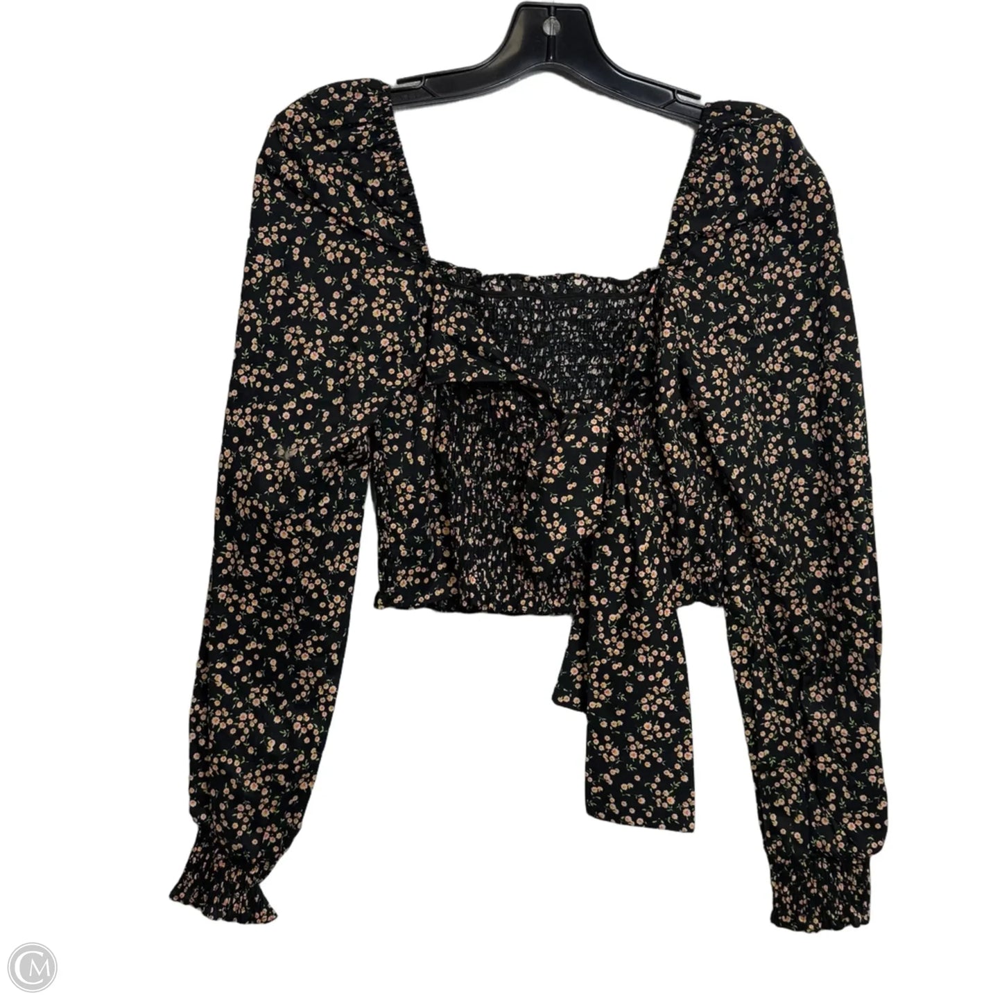 Top Long Sleeve By Avantlook In Floral Print, Size: M