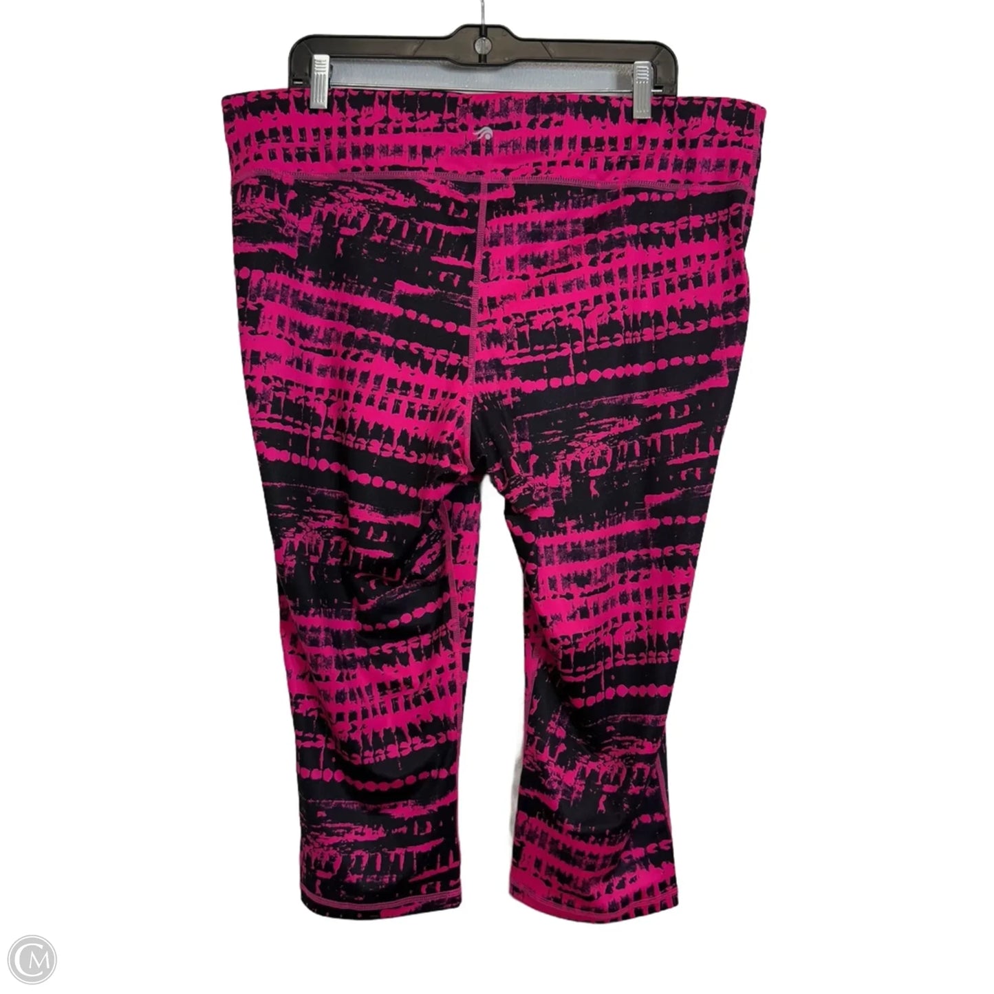 Pants Leggings By Ideology In Black & Pink, Size: 2x