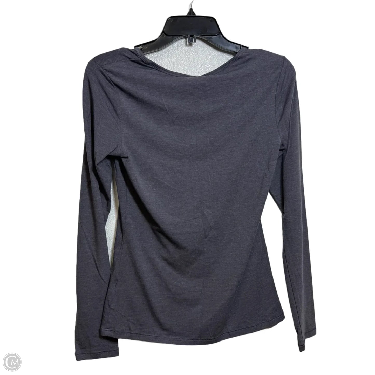 Top Long Sleeve By Fabletics In Grey, Size: M