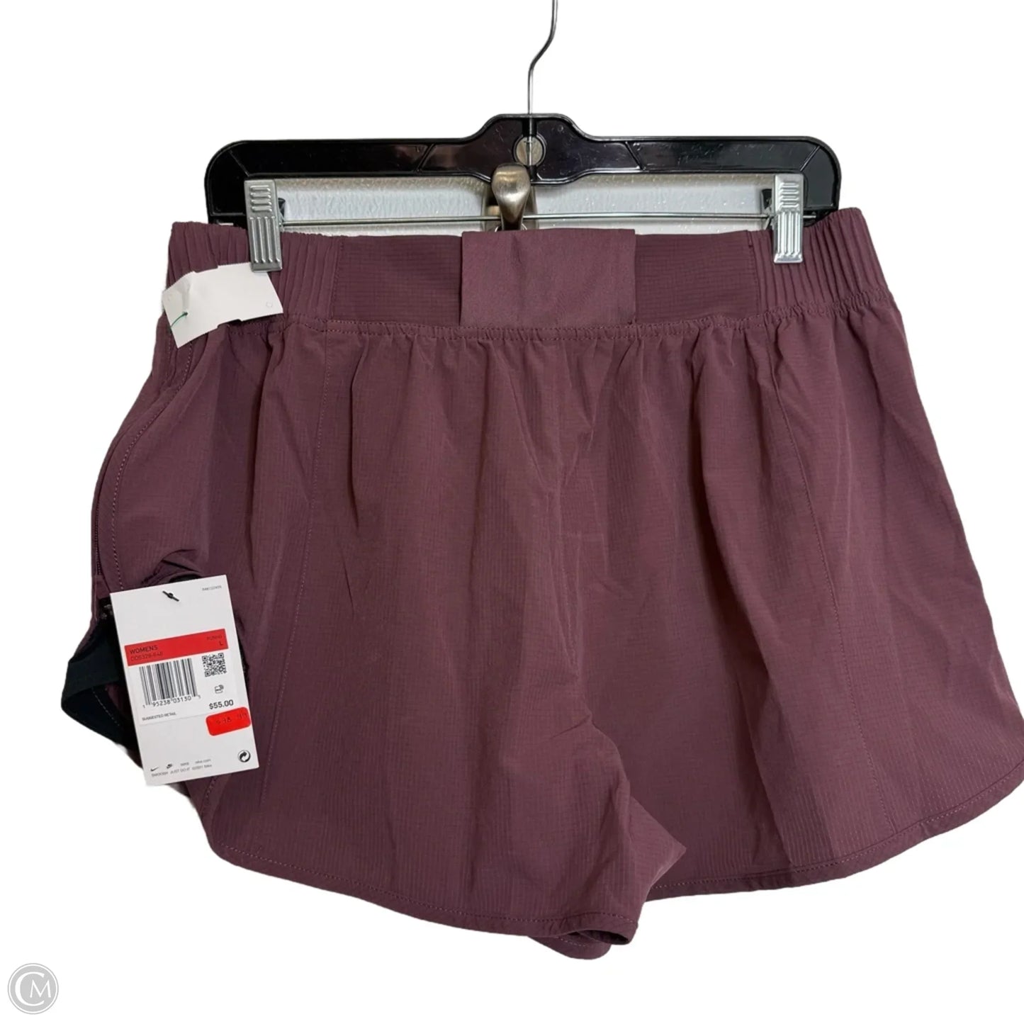 Athletic Shorts By Nike In Purple, Size: L