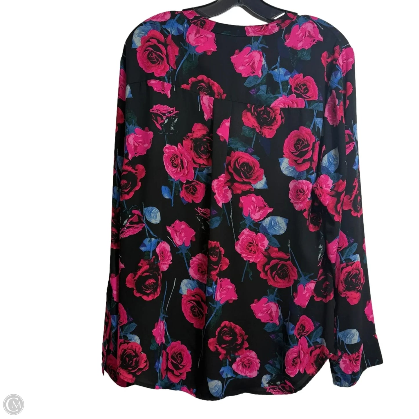 Top Long Sleeve By Torrid In Floral Print, Size: 2x