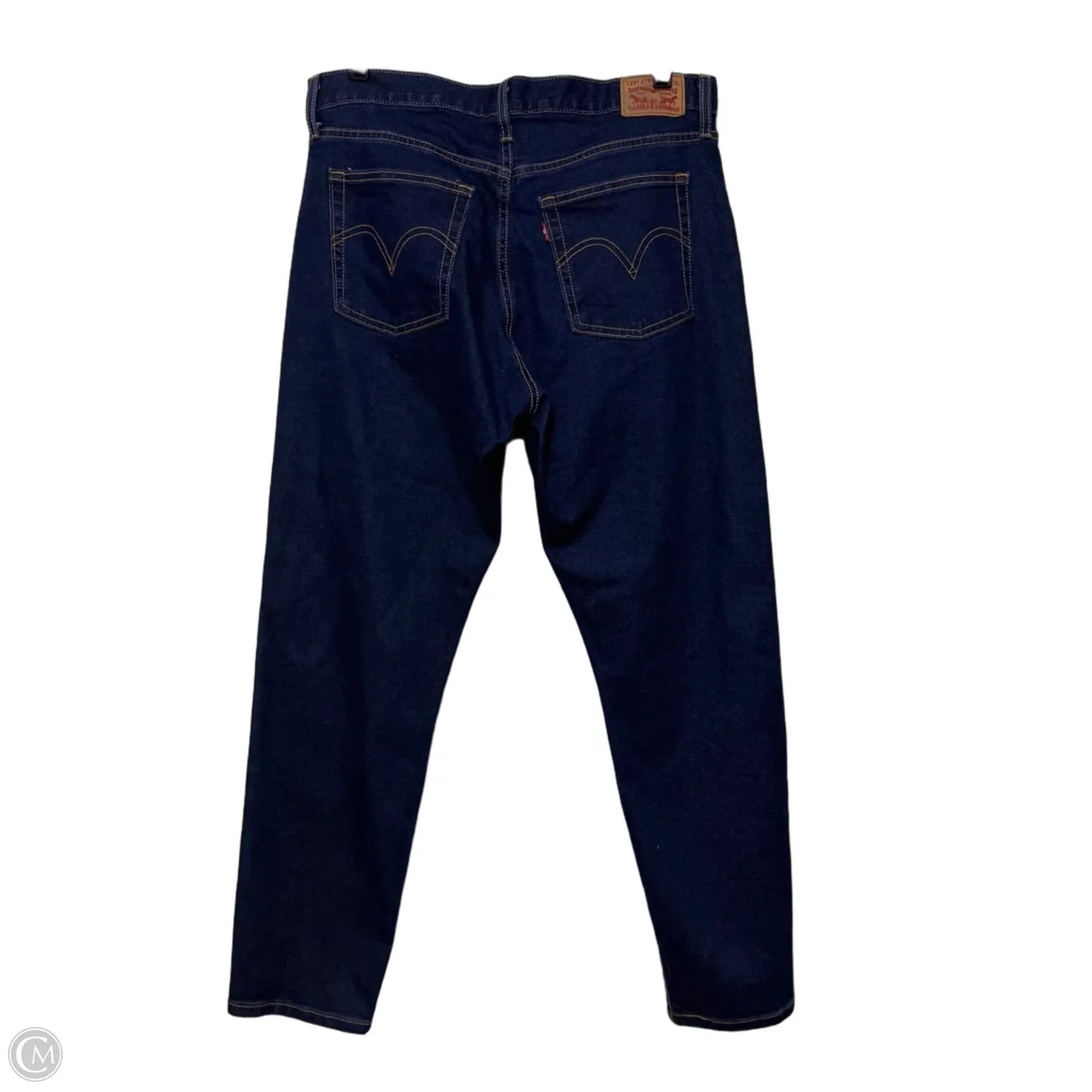 Jeans Skinny By Levis In Blue Denim, Size: 12