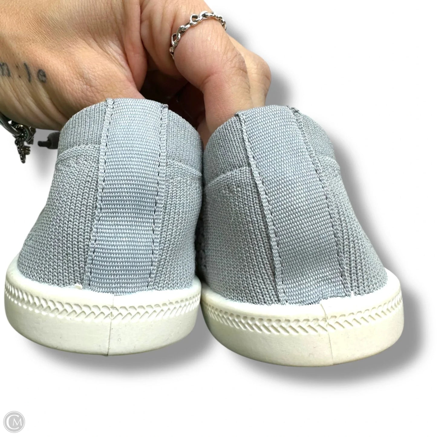 Shoes Sneakers By Madden Girl In Grey, Size: 8.5