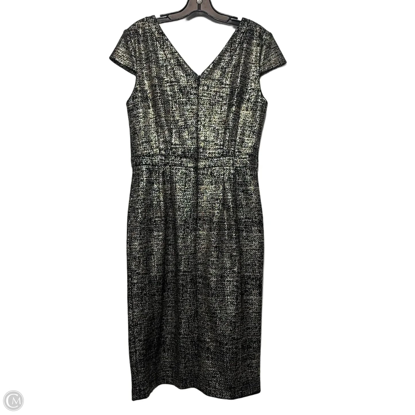 Dress Casual Short By Betsey Johnson In Gold, Size: 8