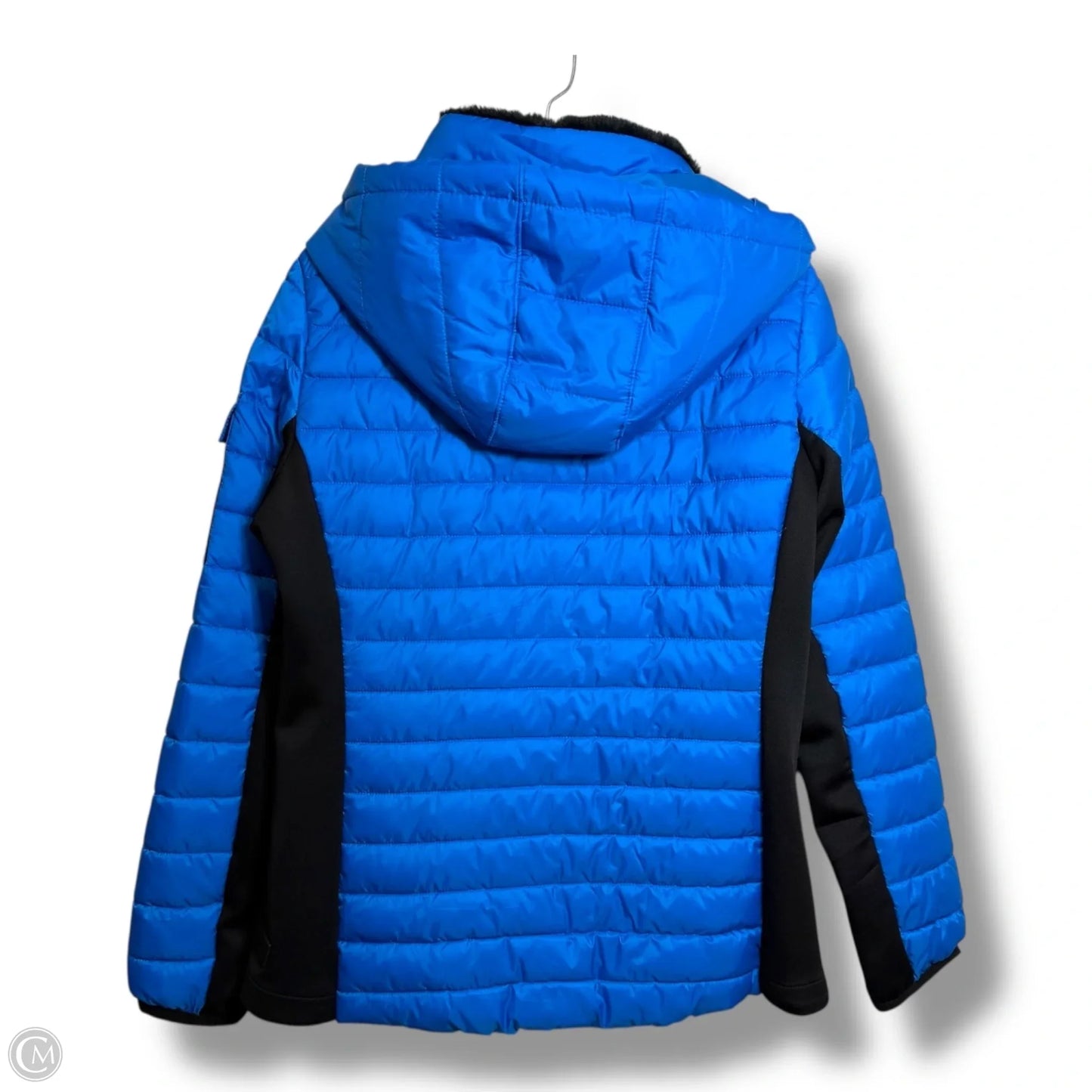 Coat Puffer & Quilted By Calvin Klein Performance In Blue, Size: M