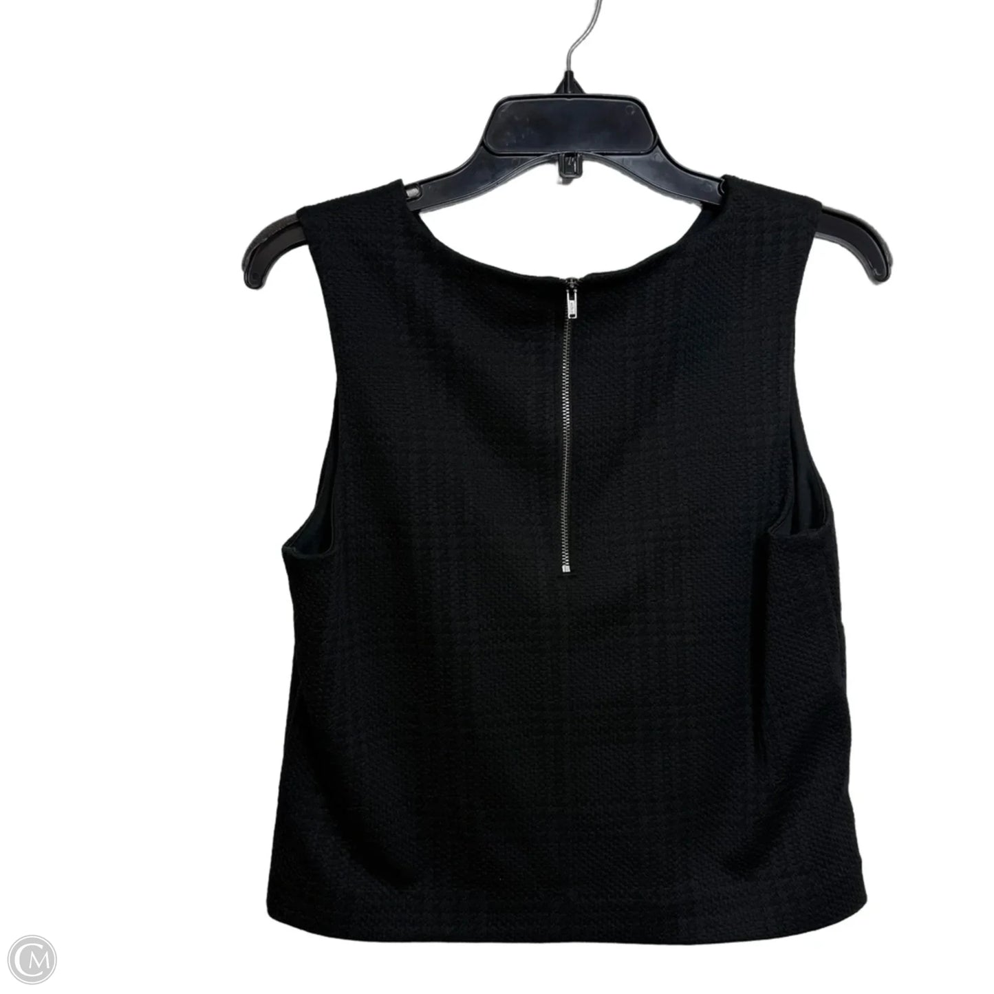 Top Sleeveless By Banana Republic In Black, Size: M