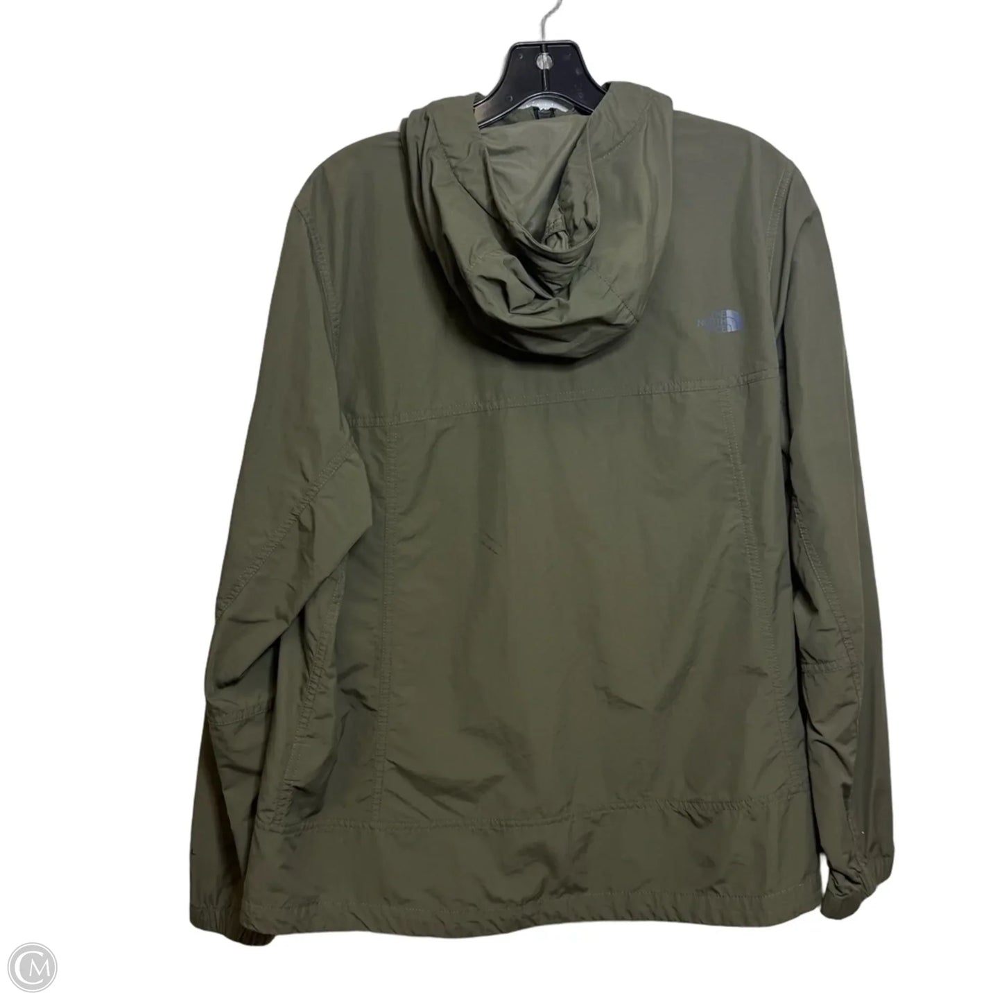 Jacket Windbreaker By The North Face In Green, Size: Xl