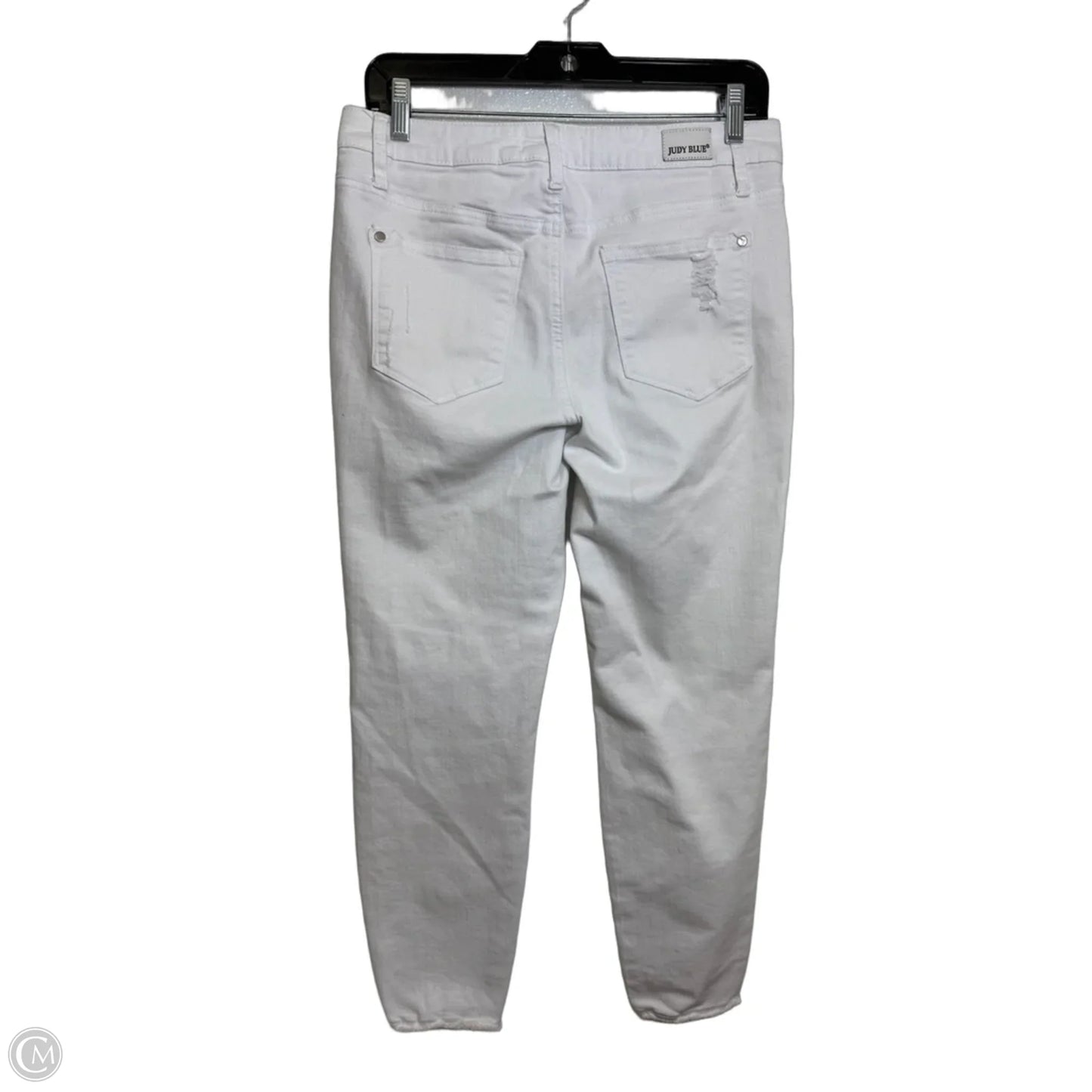 Jeans Straight By Judy Blue In White, Size: 4
