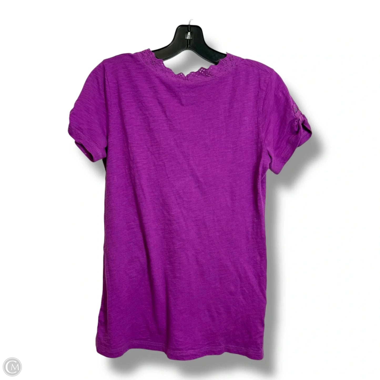 Top Short Sleeve By Eddie Bauer In Purple, Size: Xs