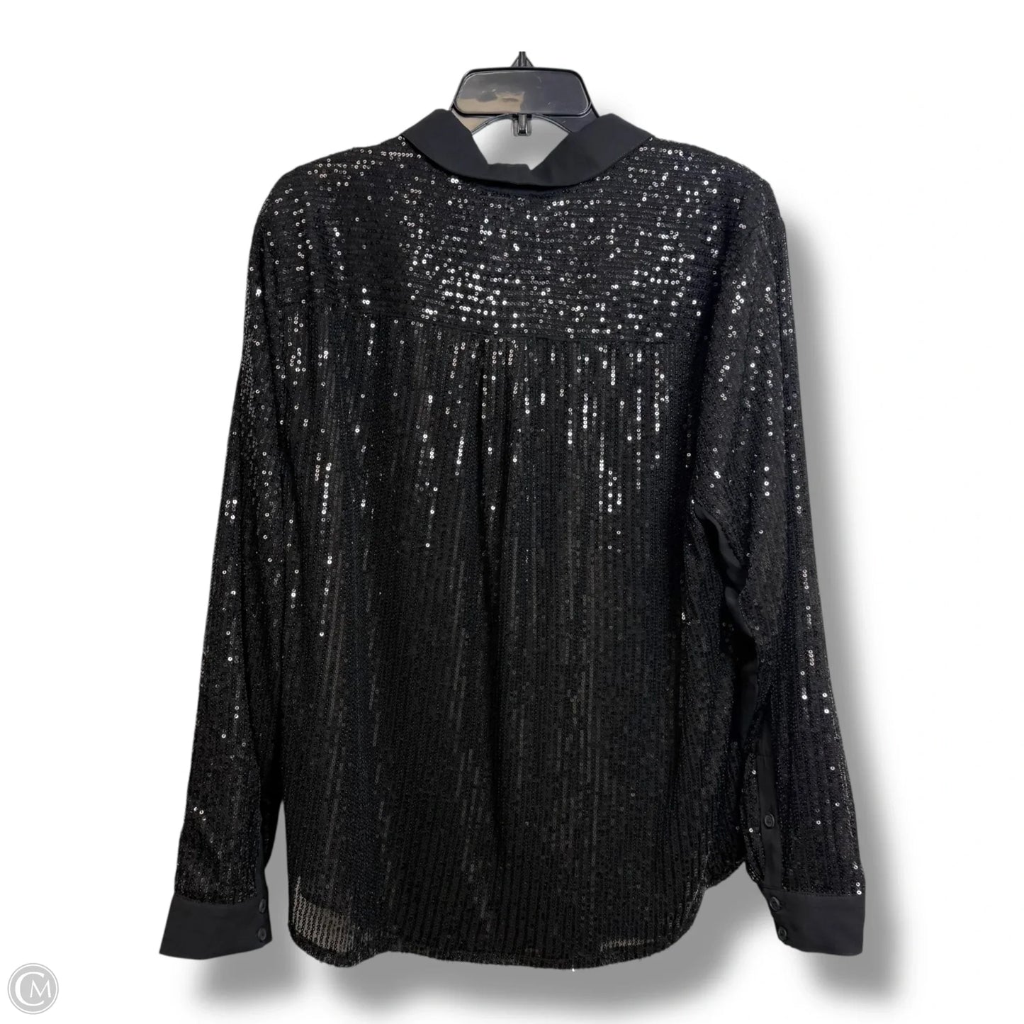 Blouse Long Sleeve By Torrid In Black, Size: 2x