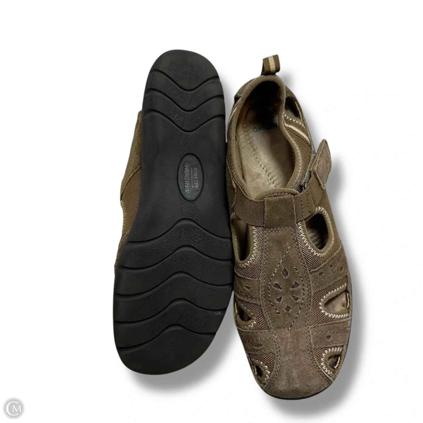 Sandals Flats By Earth In Tan, Size: 9.5