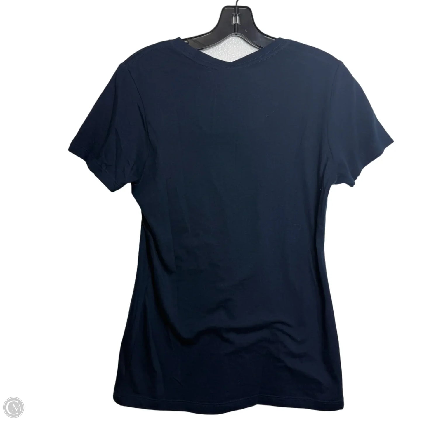 Top Short Sleeve Basic By Bass In Navy, Size: L