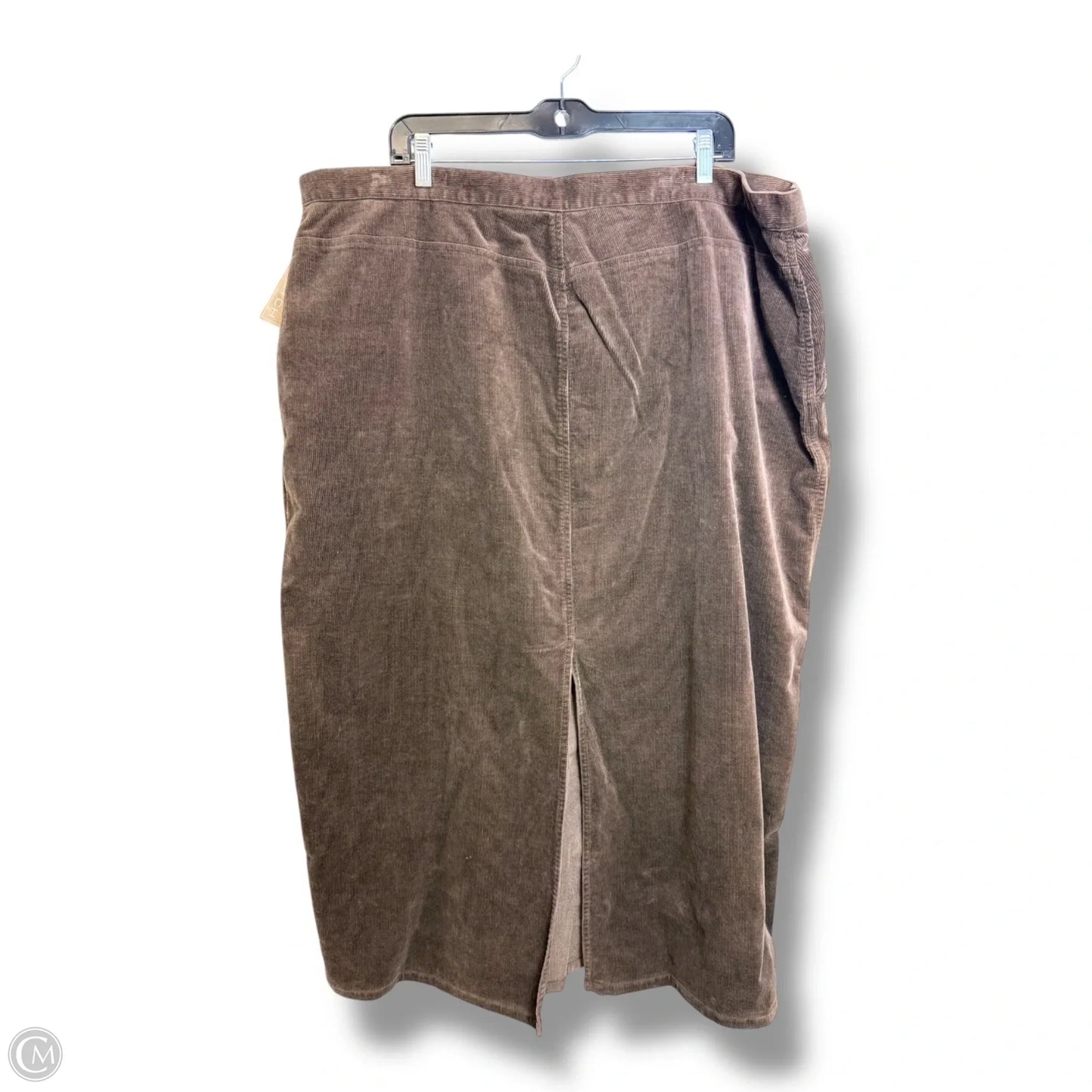 Skirt Midi By Jones New York In Brown, Size: 24