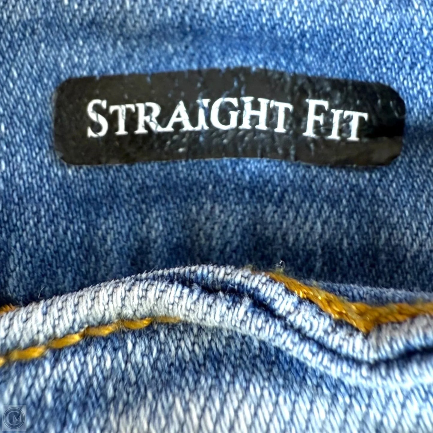 Jeans Straight By Judy Blue In Blue Denim, Size: 16