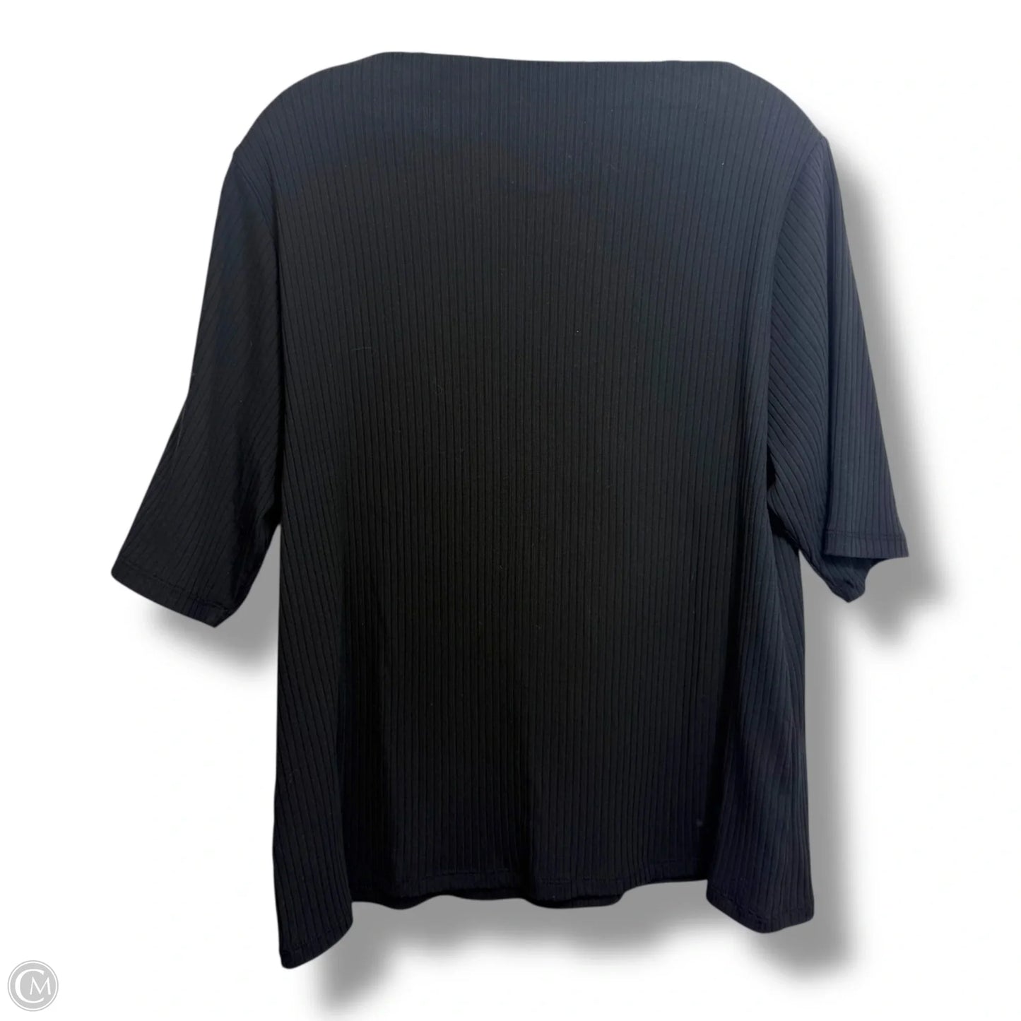 Top Short Sleeve Basic By Old Navy In Black, Size: Xxl