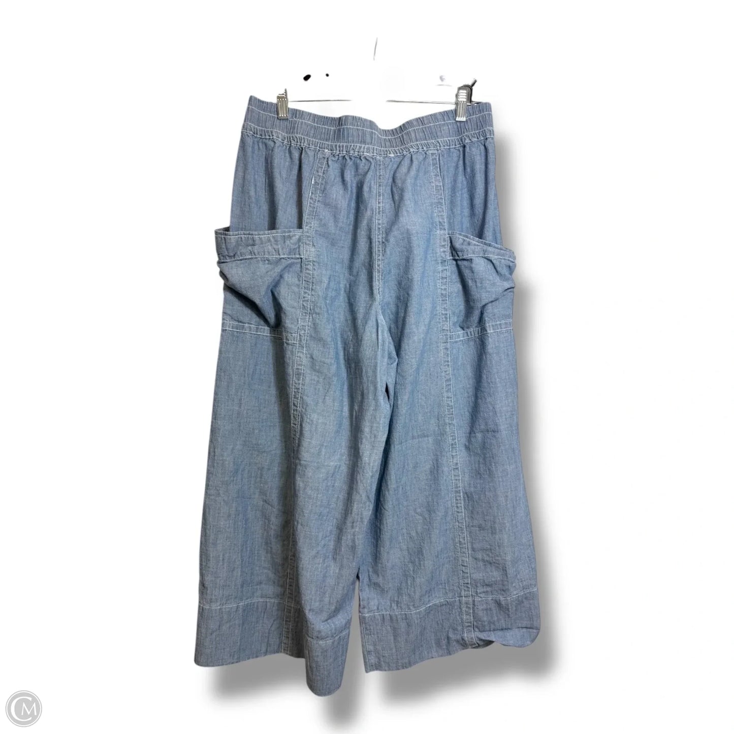 Capris By Maeve In Blue Denim, Size: L