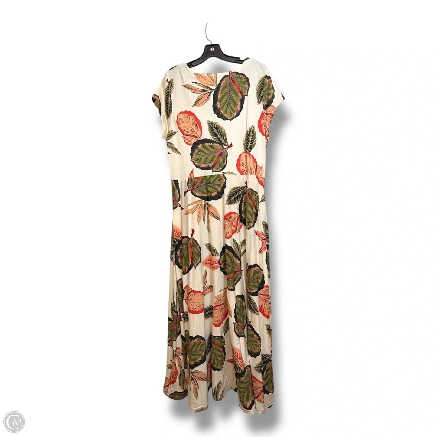 Dress Casual Maxi By Chaps In Ivory, Size: Xl