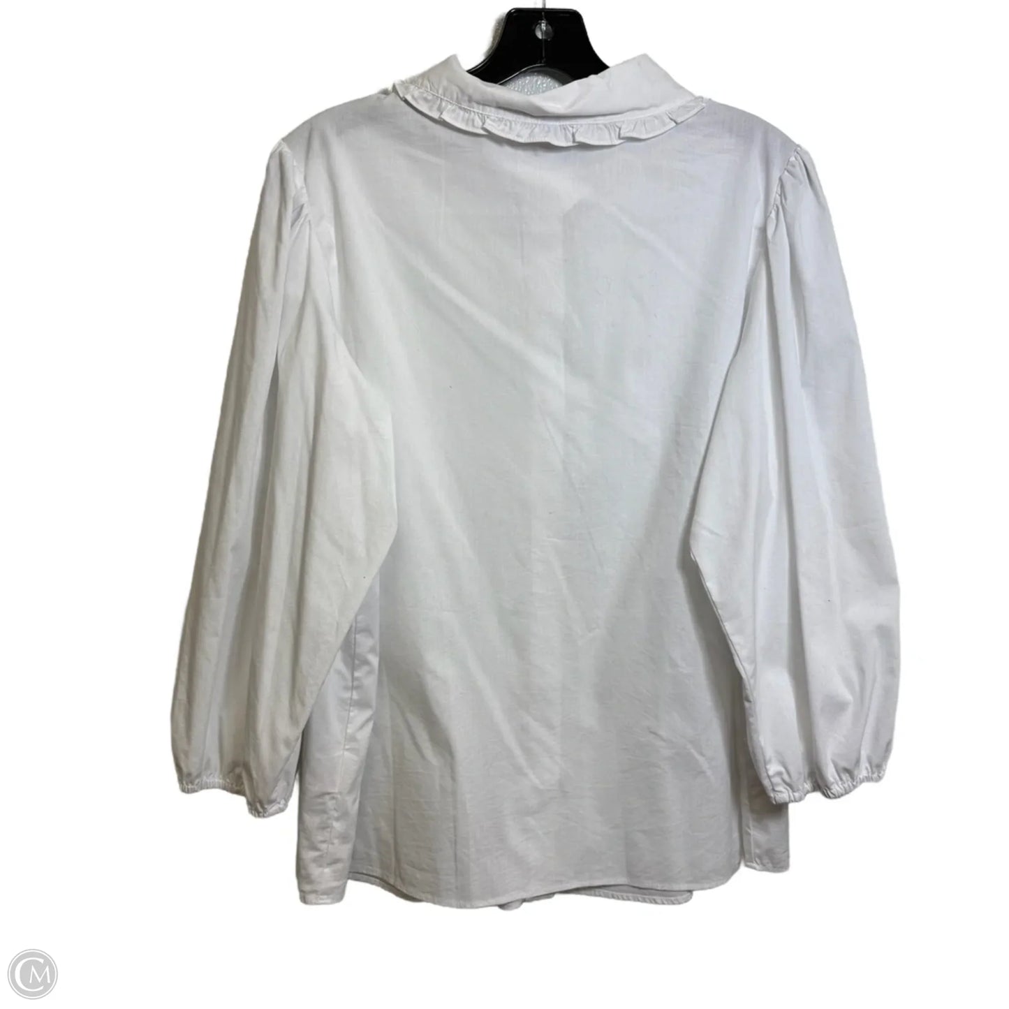 Top 3/4 Sleeve By Nanette By Nanette Lepore In White, Size: Xl