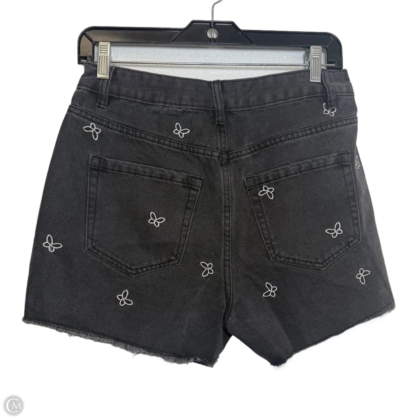 Shorts By Clothes Mentor In Black Denim, Size: 4