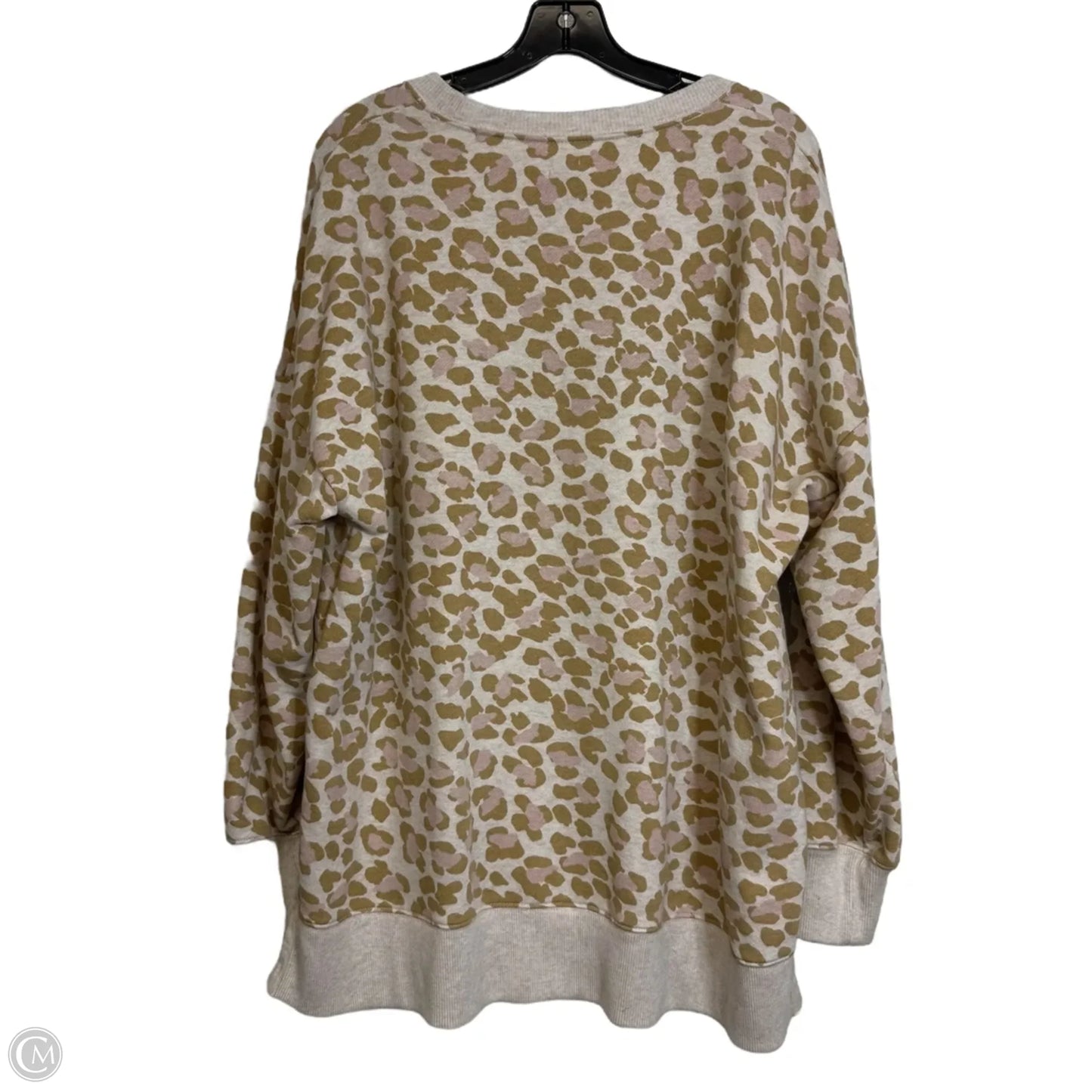 Sweatshirt Crewneck By Aerie In Animal Print, Size: Xl