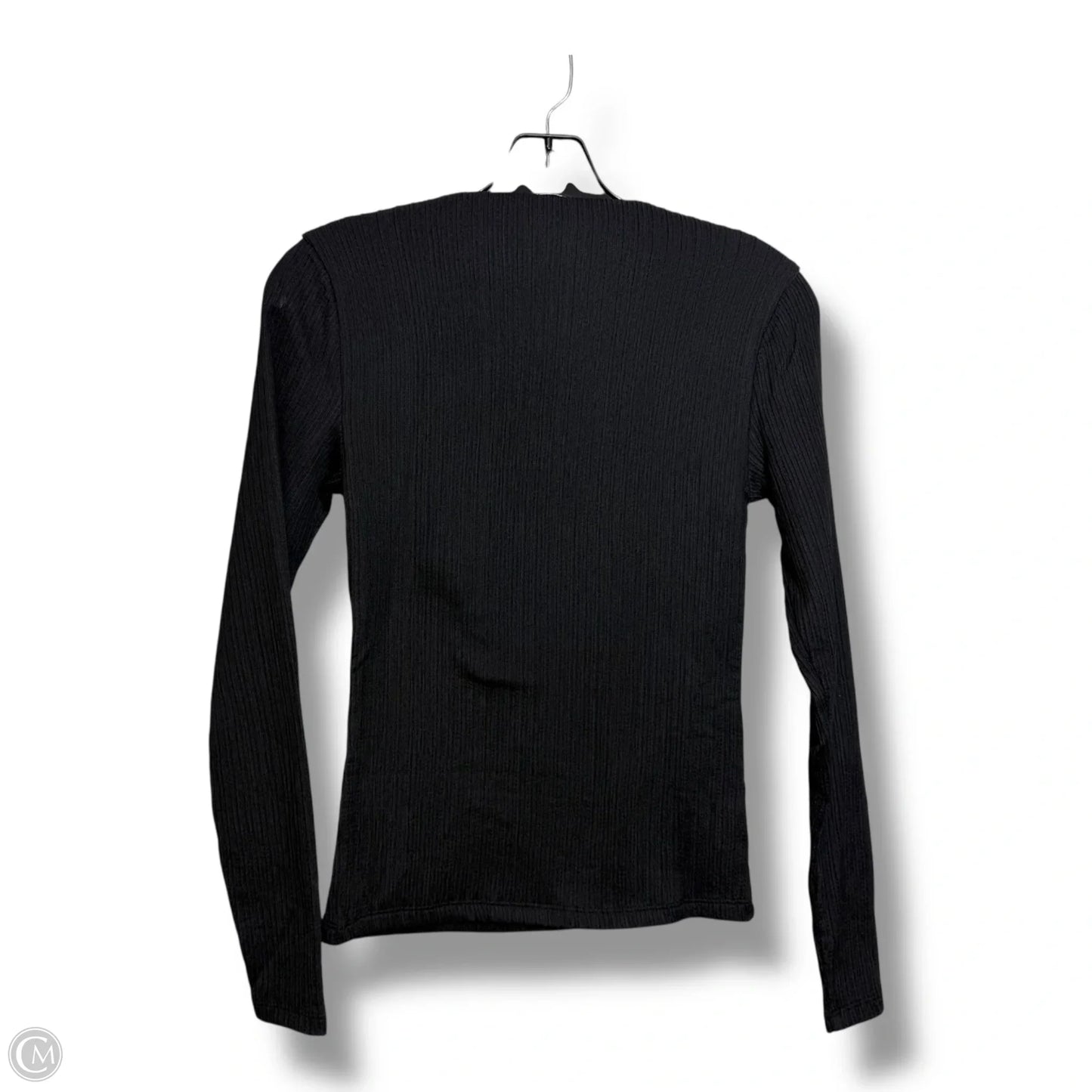 Top Long Sleeve By Loft In Black, Size: Xsp