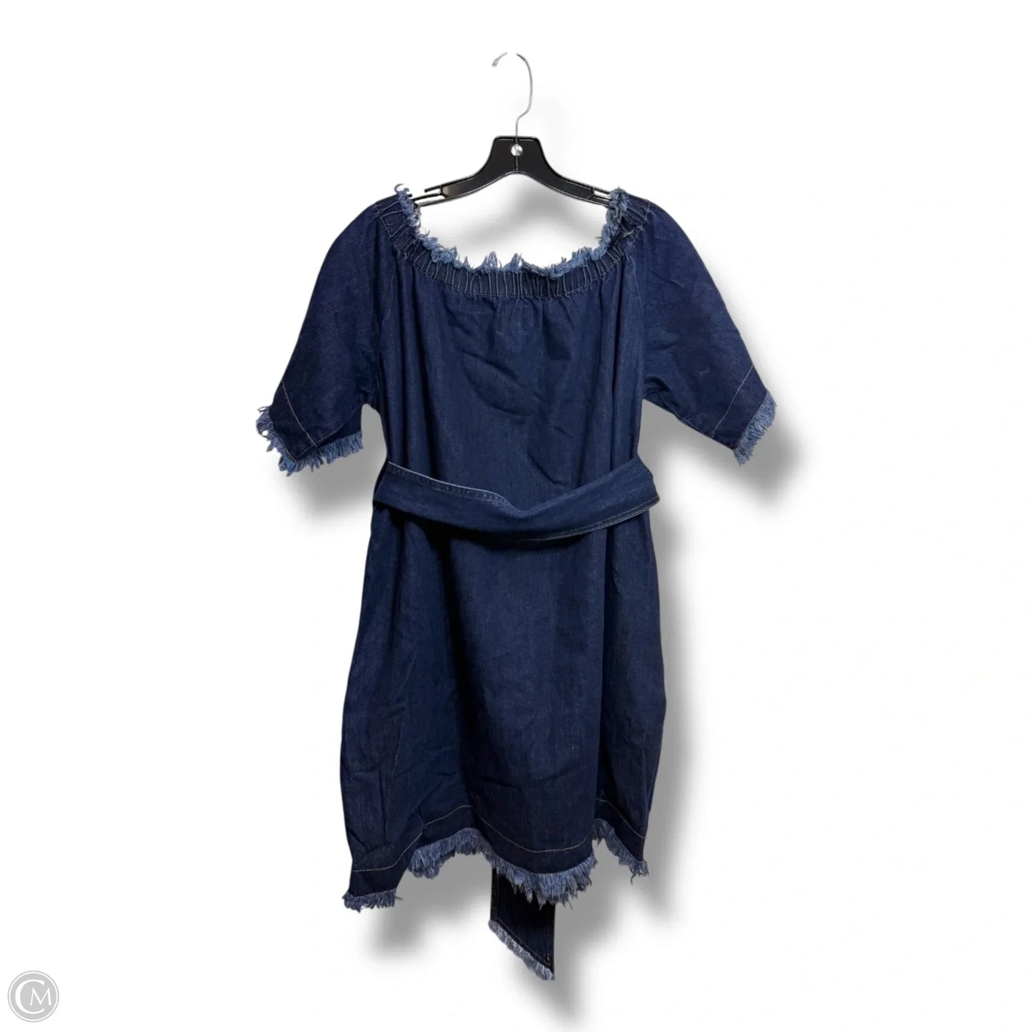 Dress Casual Short By Madewell In Blue Denim, Size: M