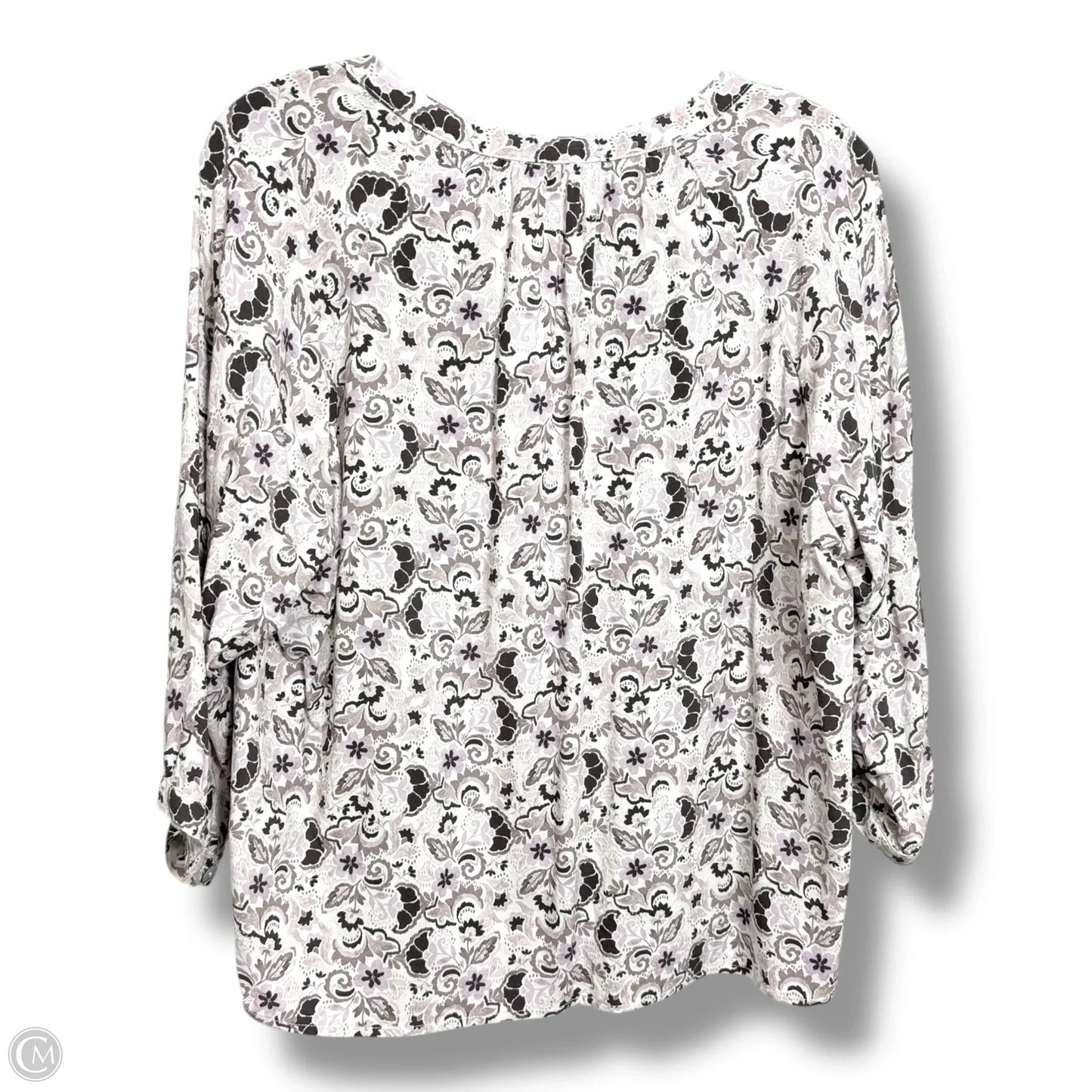 Top Long Sleeve By Z Supply In Floral Print, Size: S