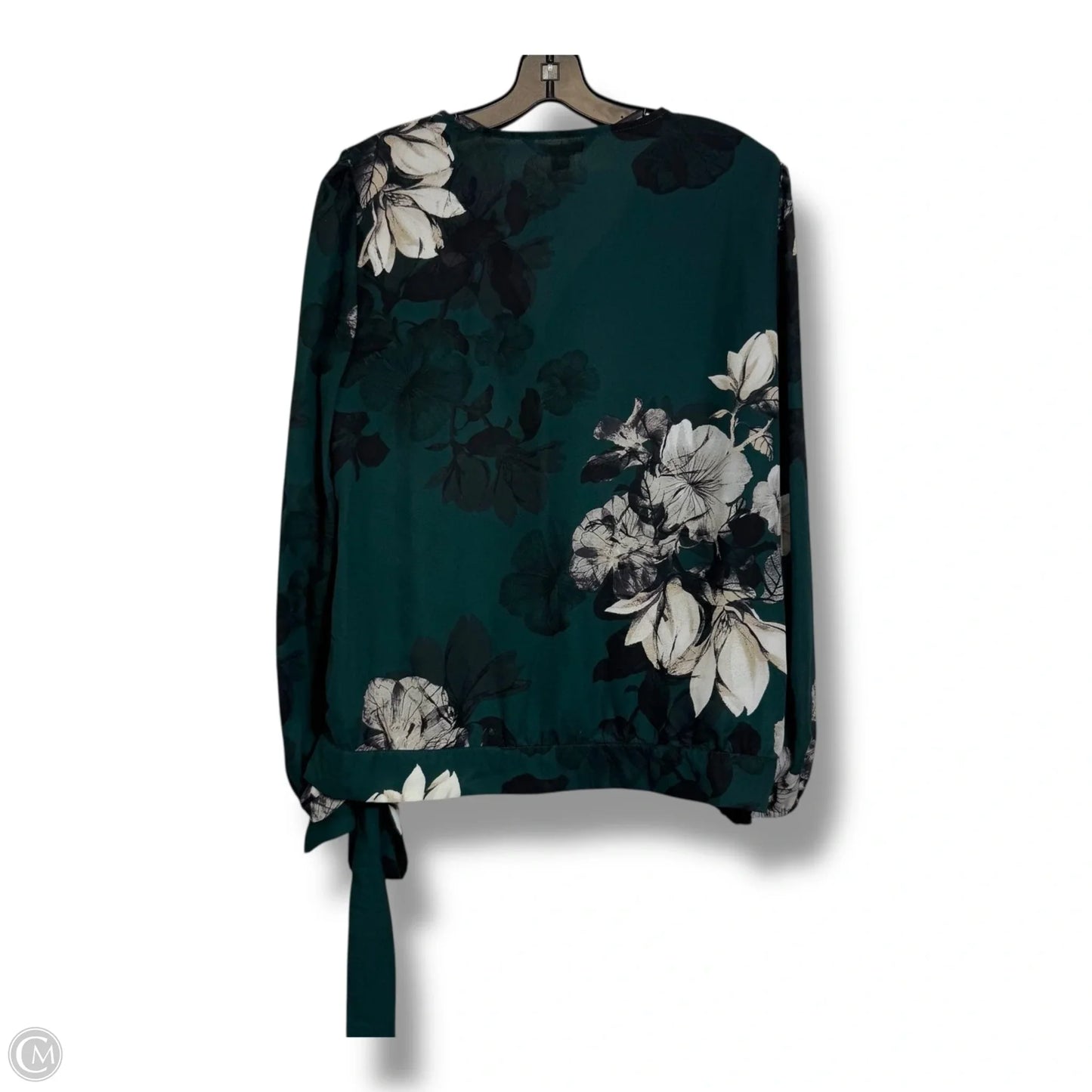 Top Long Sleeve By Zac And Rachel In Floral Print, Size: M