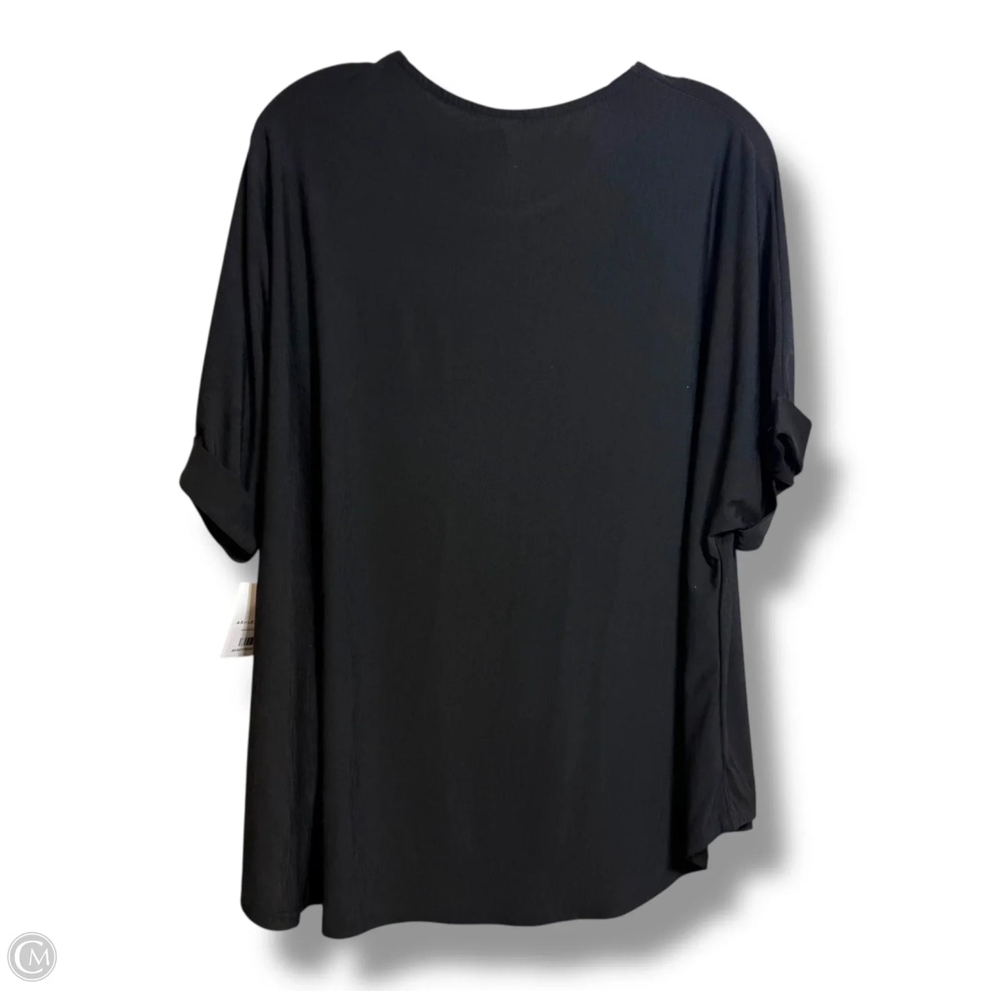 Top Short Sleeve By Dear Scarlett In Black, Size: S