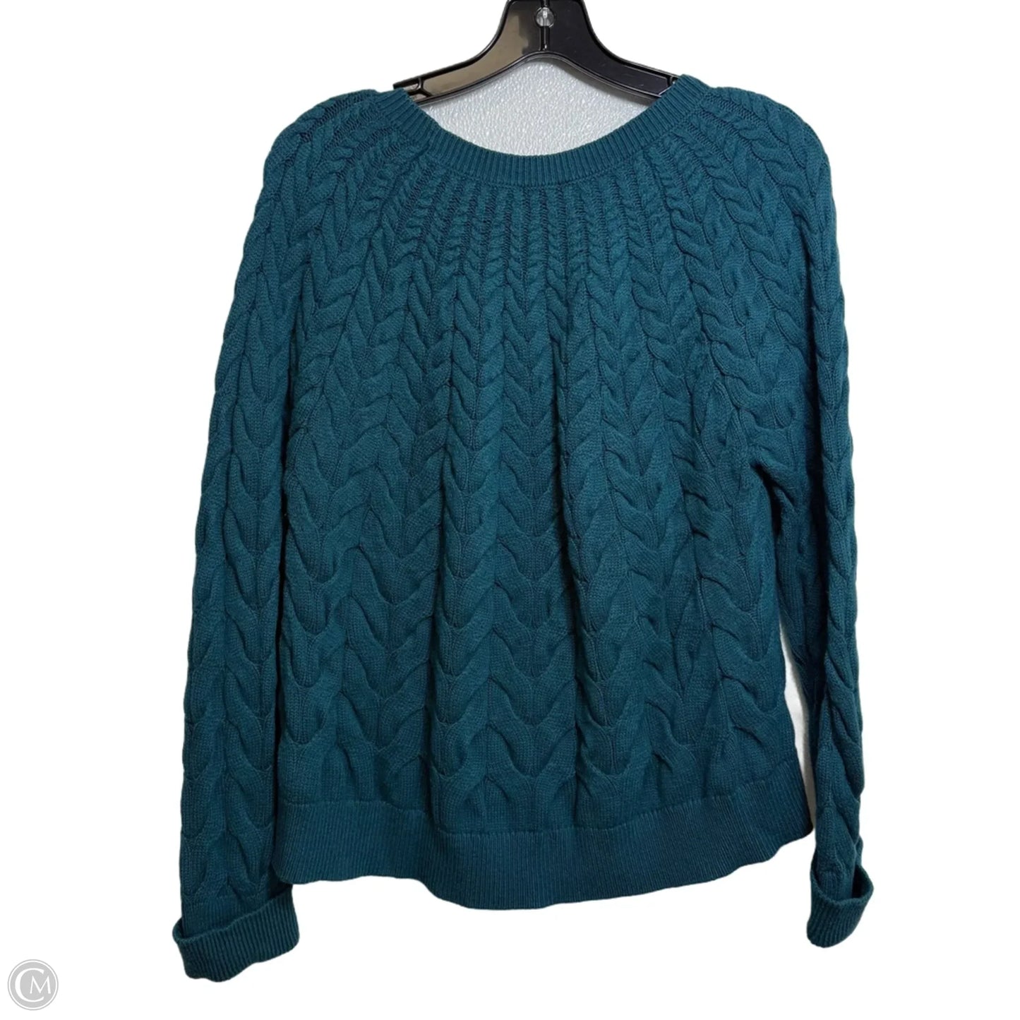 Sweater By Talbots In Teal, Size: Xlp