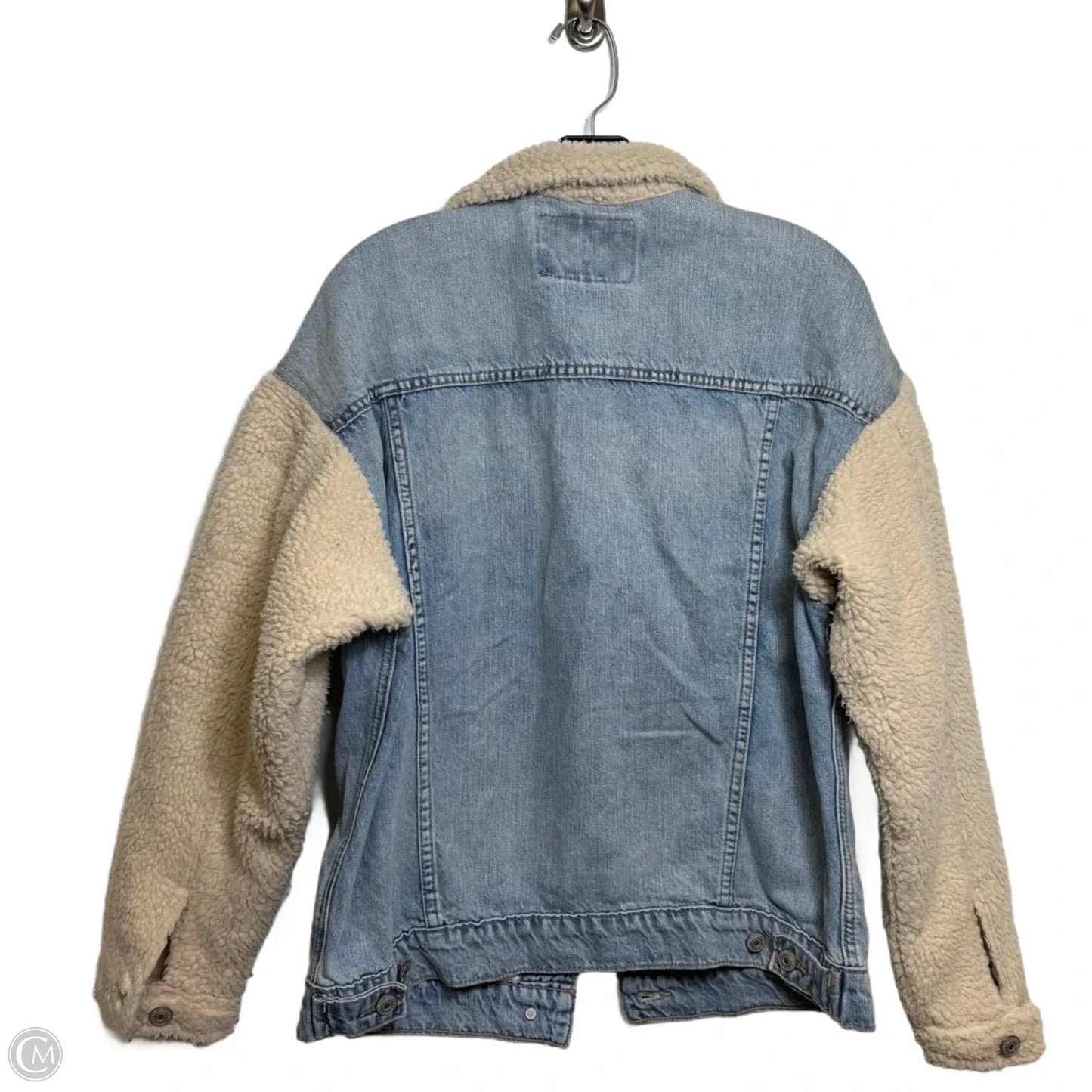 Jacket Denim By American Eagle In Blue Denim, Size: S