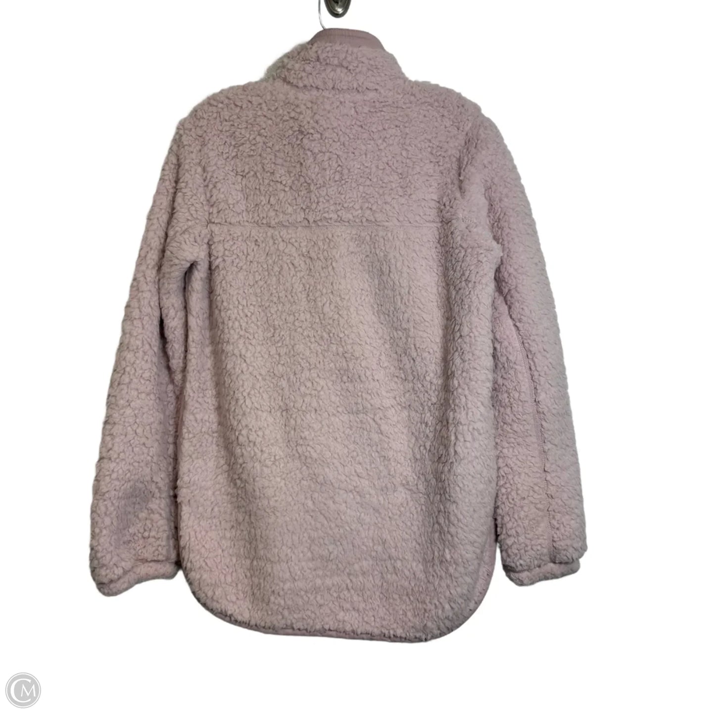 Jacket Fleece By Abercrombie And Fitch In Pink, Size: M