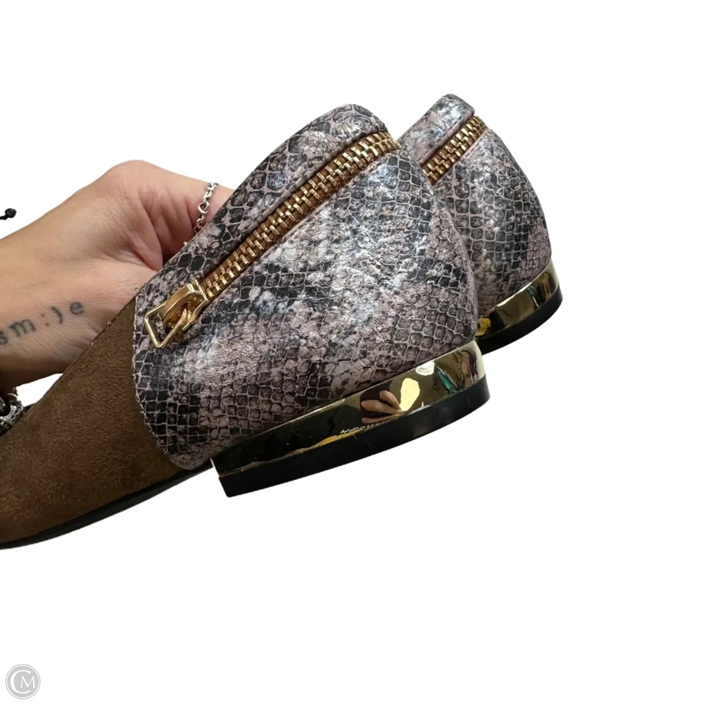 Shoes Flats By Bellini In Brown, Size: 8.5