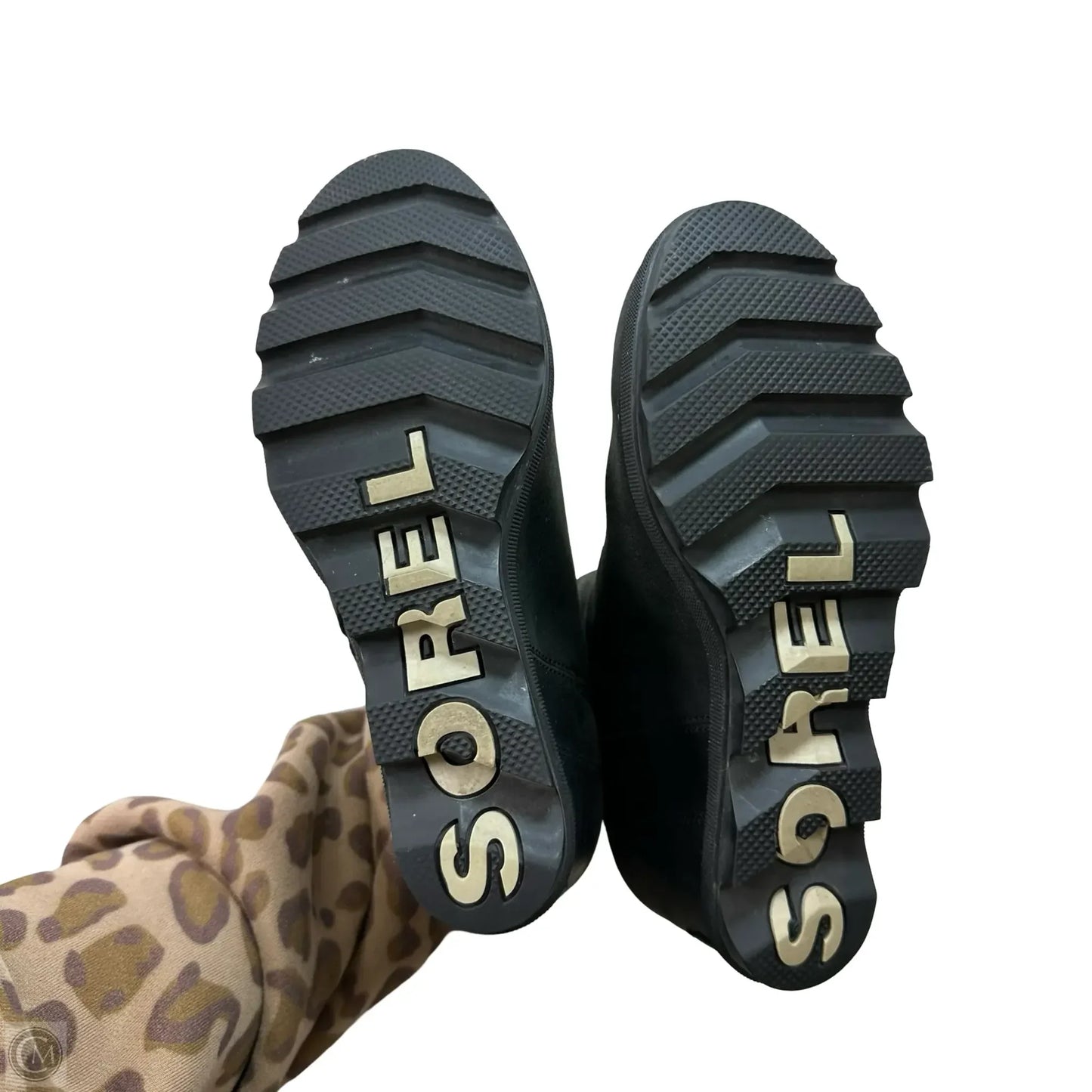 Boots Ankle Heels By Sorel In Black, Size: 8.5