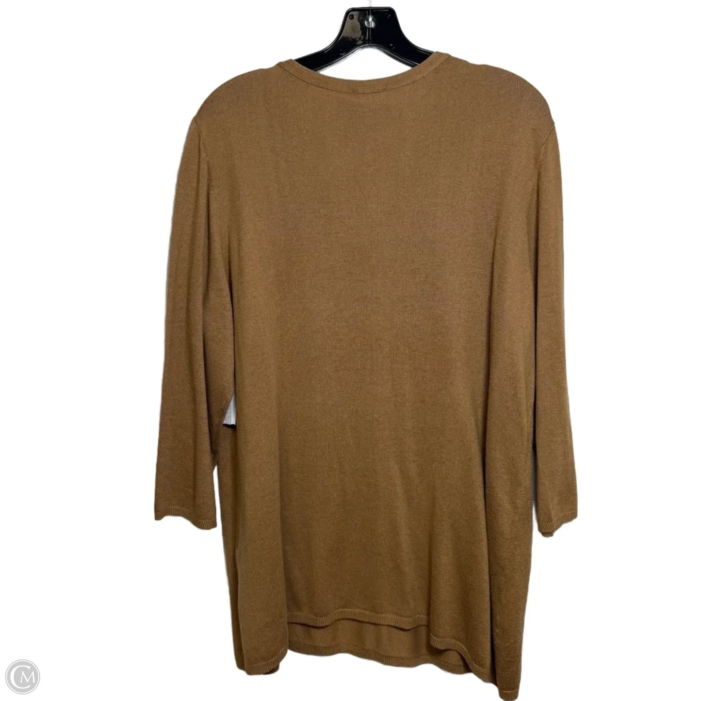 Sweater By Chicos In Tan, Size: Xl