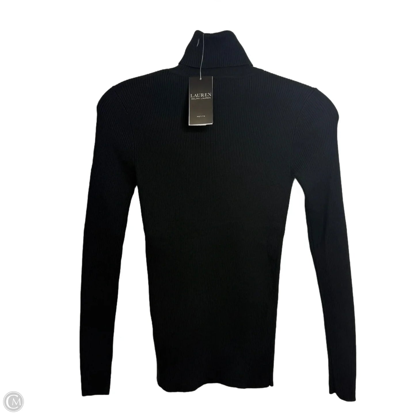 Top Long Sleeve By Lauren By Ralph Lauren In Black, Size: Xs P